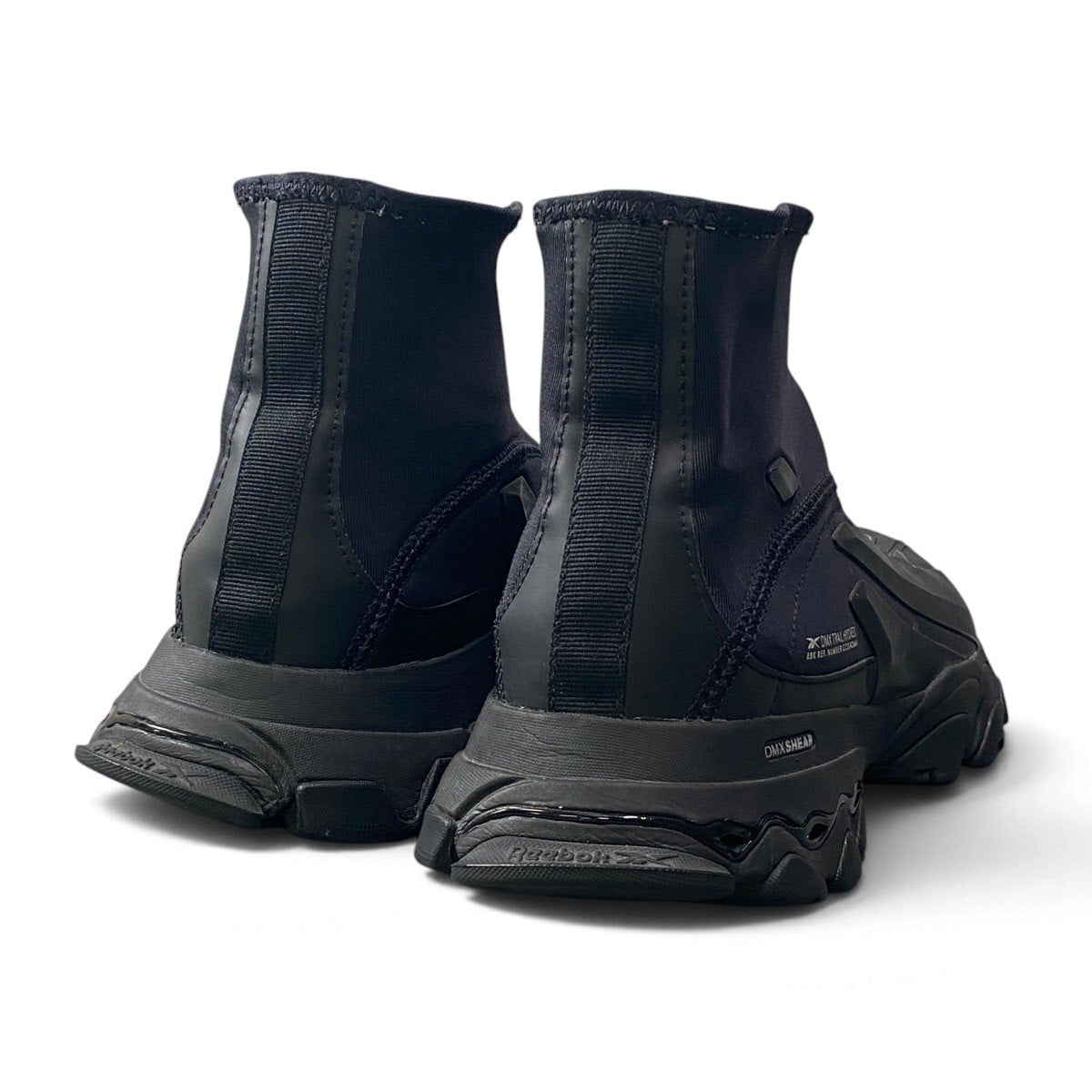 3j14 Reebok リーボック DMX Trail Hydrex トレイルハイドレックス ソックススニーカー ブーツ FW6825 27cm ブラック メンズ 紳士靴o07t