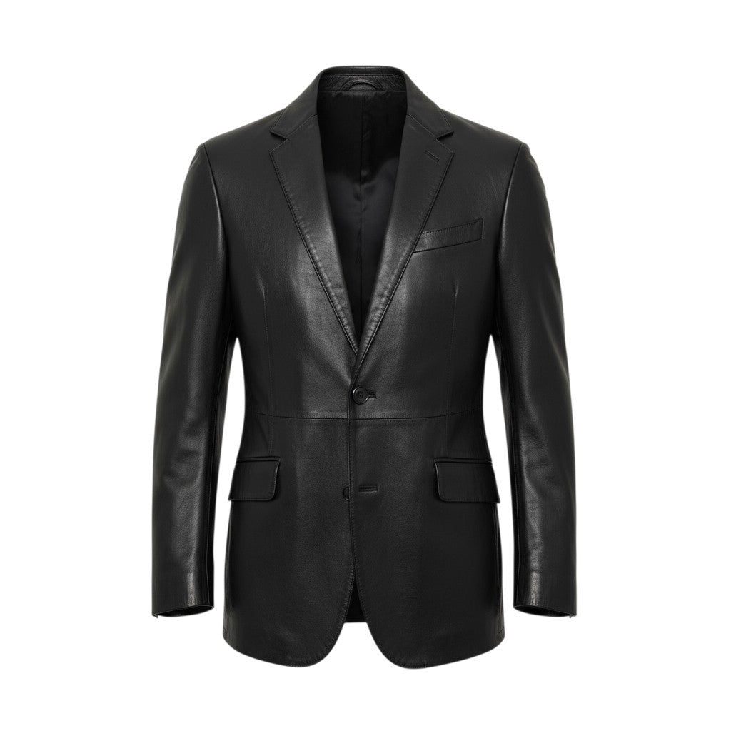 47k5 TENORAS ティノラス レザージャケット ロングジャケット 羊革 本革 ダブルカラー 2way 裏地ペイズリー柄 メンズ 紳士服 大きいサイズ LL ブラックo07t