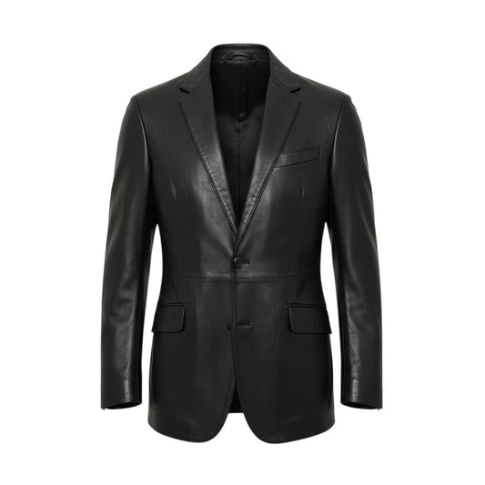 47k5 TENORAS ティノラス レザージャケット ロングジャケット 羊革 本革 ダブルカラー 2way 裏地ペイズリー柄 メンズ 紳士服 大きいサイズ LL ブラックo07t