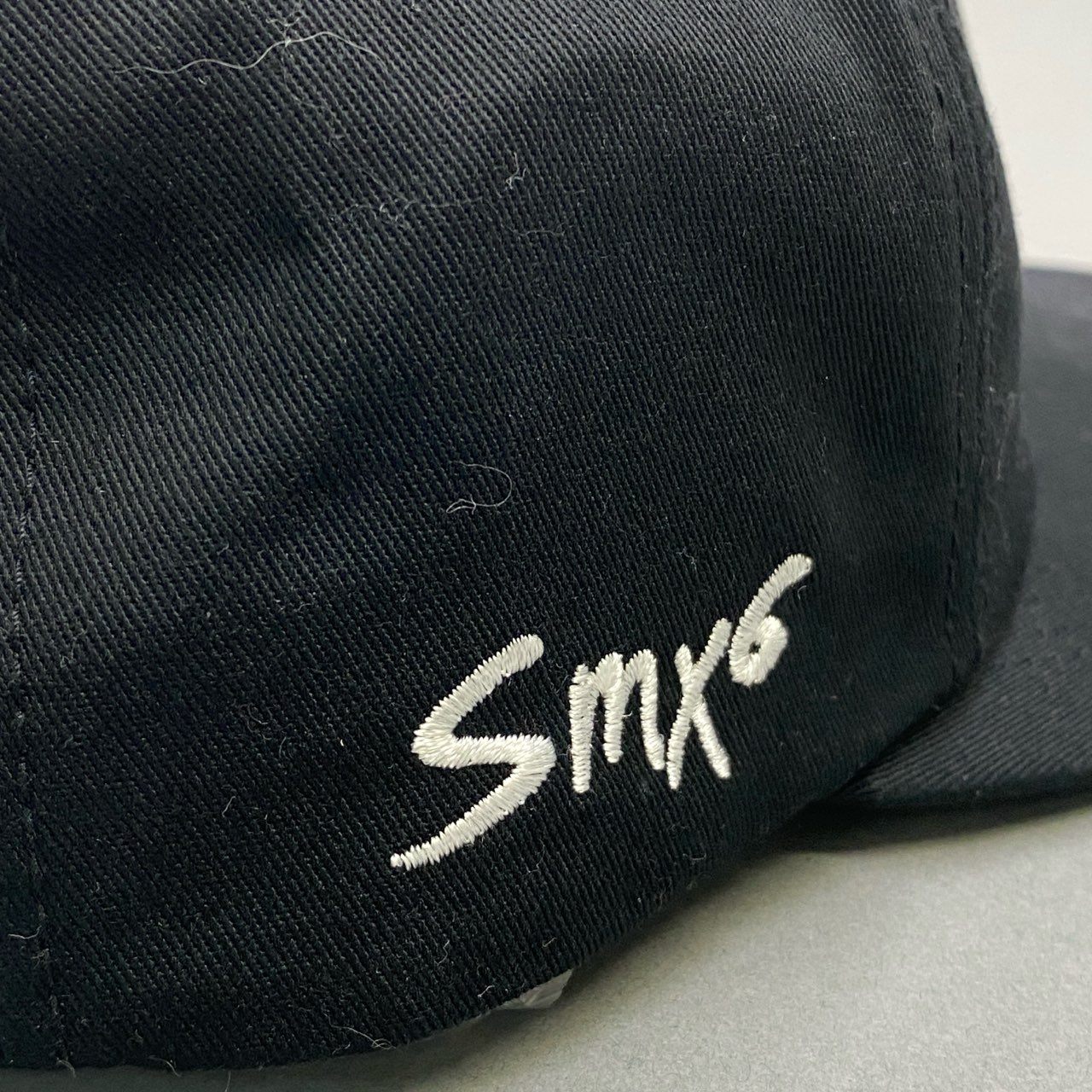 i10《極美品》 SAINT MXXXXXX セントマイケル × Black Dots ブラックドッツ COPTIC TIMES CAP スナップバックキャップ ブラック SMX6 タグ付き 帽子 コラボt18r