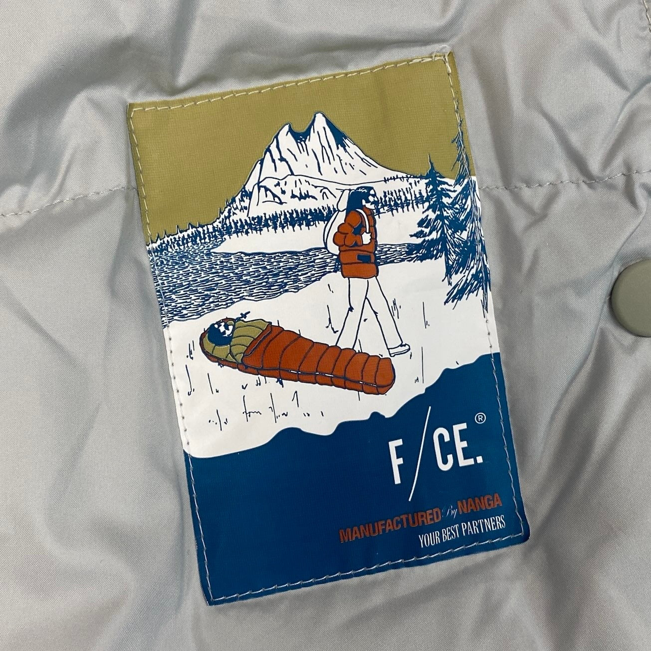 8c11 F/CE. エフシーイー NANGA ナンガ LONG DOWN COAT ロングダウンコート アウター FNA09222W0003 グレー ナイロン100％ レディース 女性用o07t