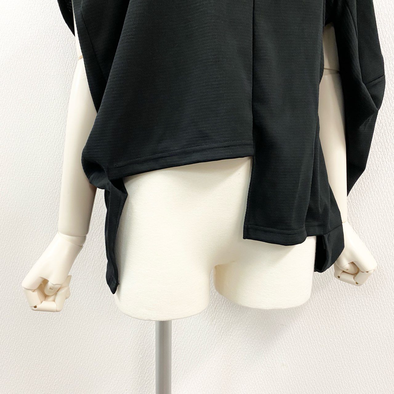 Aa29 COMME des GARCONS コムデギャルソン 変形カットソー パッチワーク トップス 日本製 AD2023 GL-T018 Sサイズ ブラック ポリエステル100％ レディースo07t