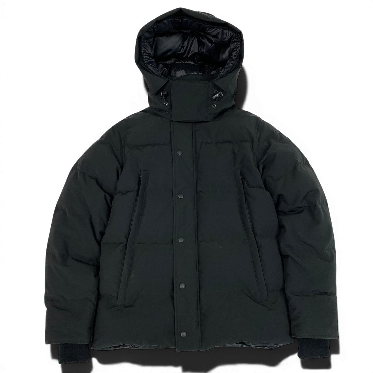 41e14 《美品》 CANADA GOOSE カナダグース ウィンダムパーカー ブラックレーベル 3808MB サイズS ブラック ダウンジャケット Black Labelt18r