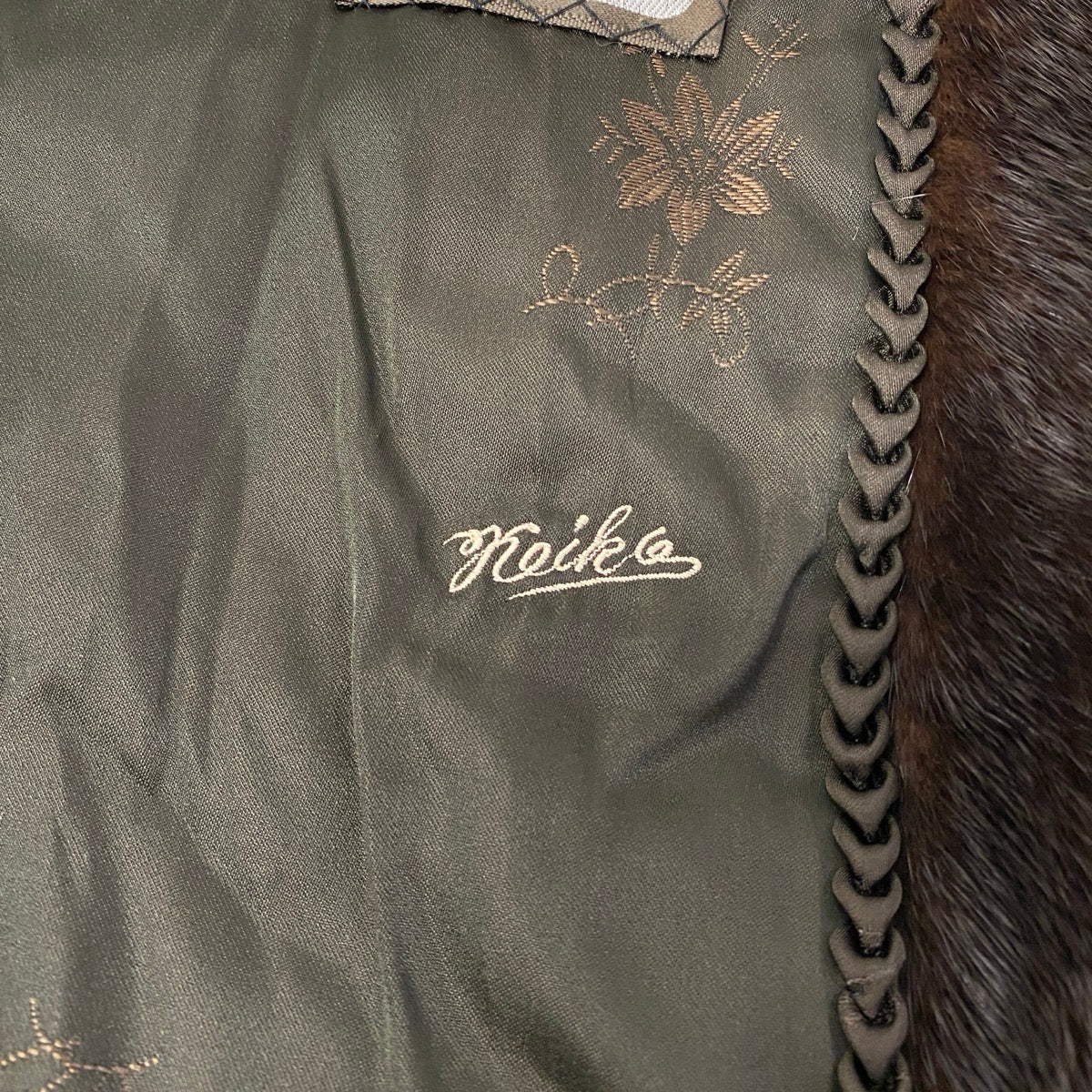 61i24 SAGA MINK サガミンク マホガニーミンク ロングコート サイズ11 ダークブラウン 最高級本毛皮 Mink Fur Long Coat リアルファーt18r