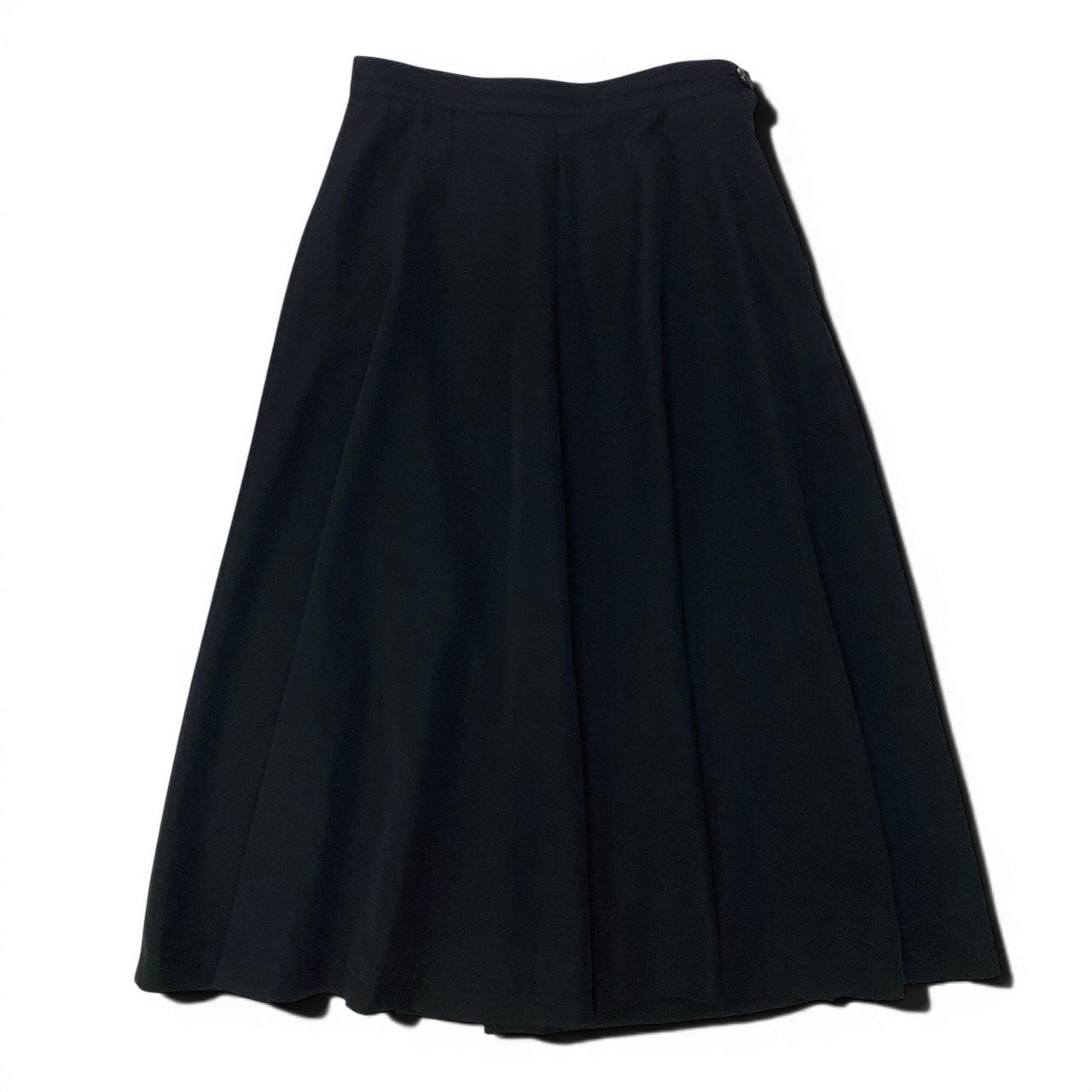 Af6 tricot COMME des GARCONS トリココムデギャルソン ロング フレアスカート サイズＭ ブラック ポリエステル100％ レディース 女性用u02t