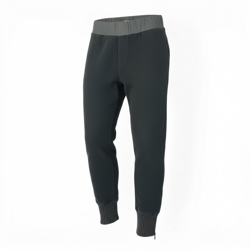 9a27《美品》 BOTTEGA VENETA ボッテガヴェネタ ウールニット スウェットパンツ サイズ50 グレー Wool Knit Sweat Pantst18r