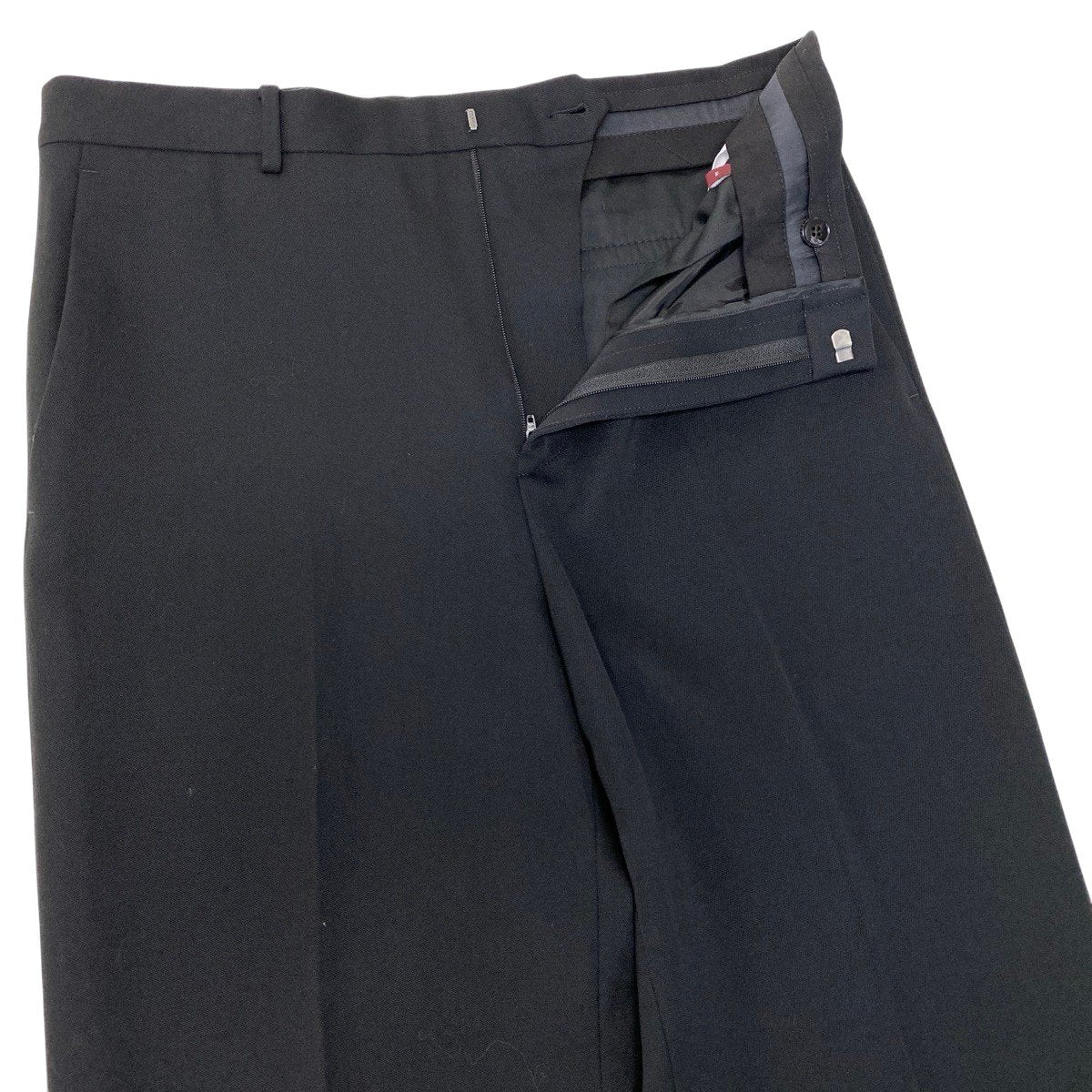 Eh10 【美品】 GUCCI グッチ 24-25AW スラックスパンツ ボトムス サイズ46 ブラック レディースo07t