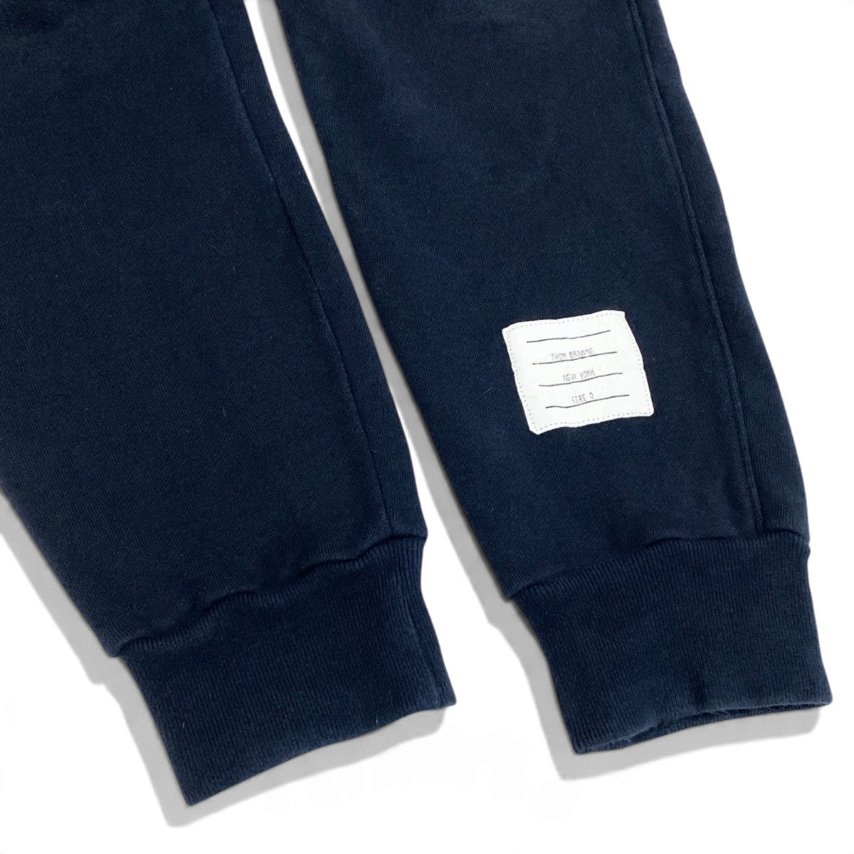 Mj13 THOM BROWNE トムブラウン クラシックループバック 4バー スウェットパンツ ボトムス 日本製 MJQ008H-00535461 0 ネイビー コットン メンズo07t