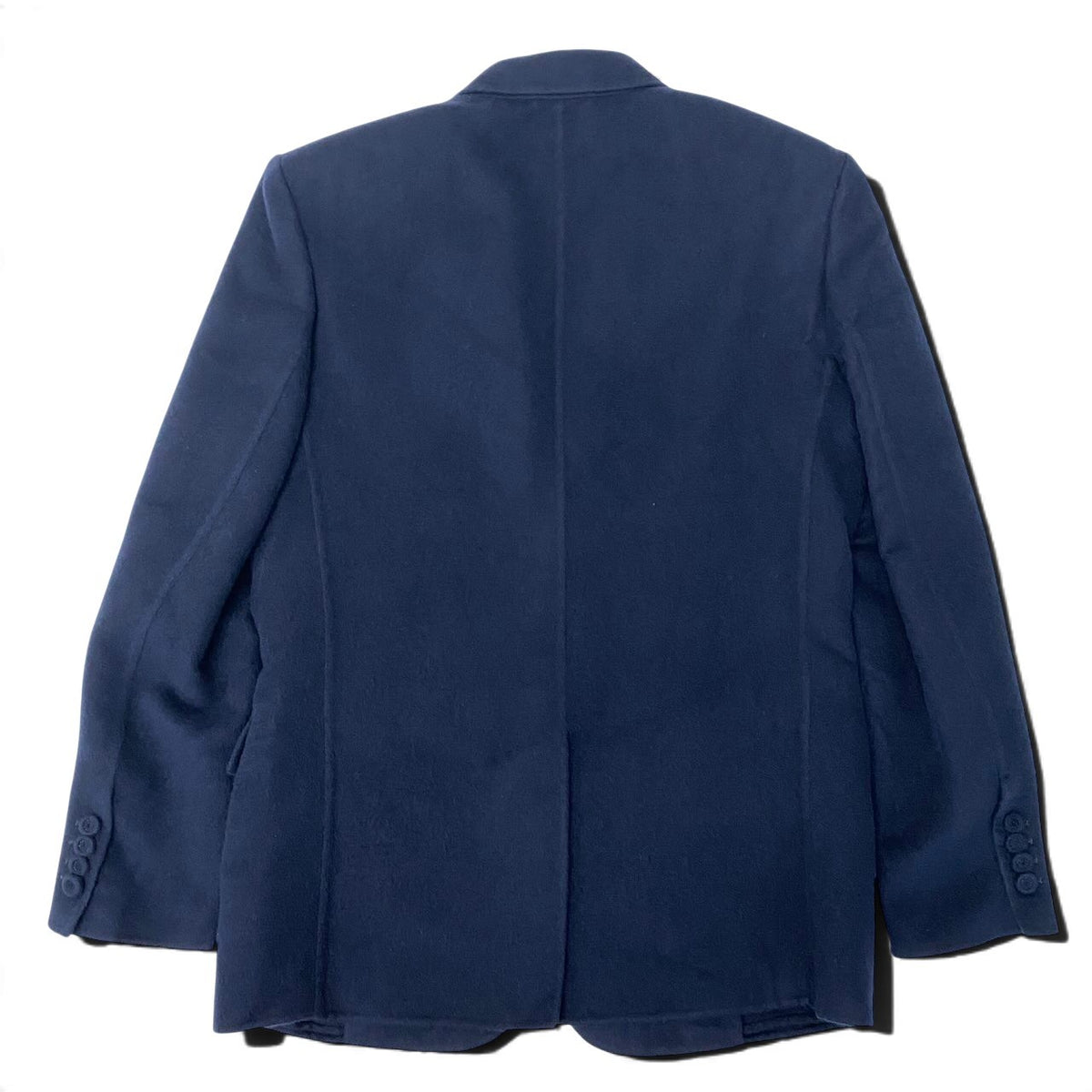 43j16 【極美品】 DIOR HOMME ディオールオム カシミヤジャケット テーラードジャケット シングル 2B サイズ48 ネイビー カシミヤ100％ メンズu02t