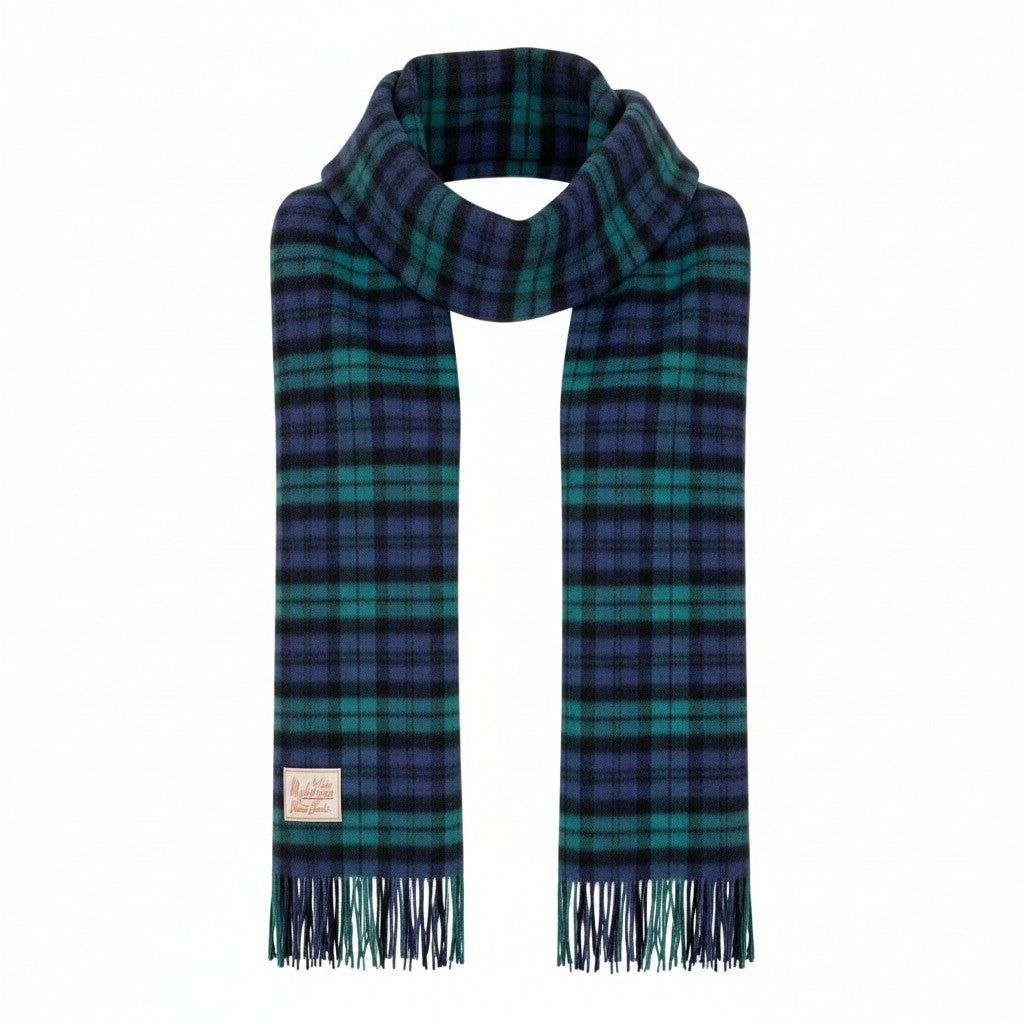 l15 SHINZONE シンゾーン マイダルタニアン 大判 カシミヤマフラー フリンジストール グリーン チェック カシミア レディース 女性用u02t