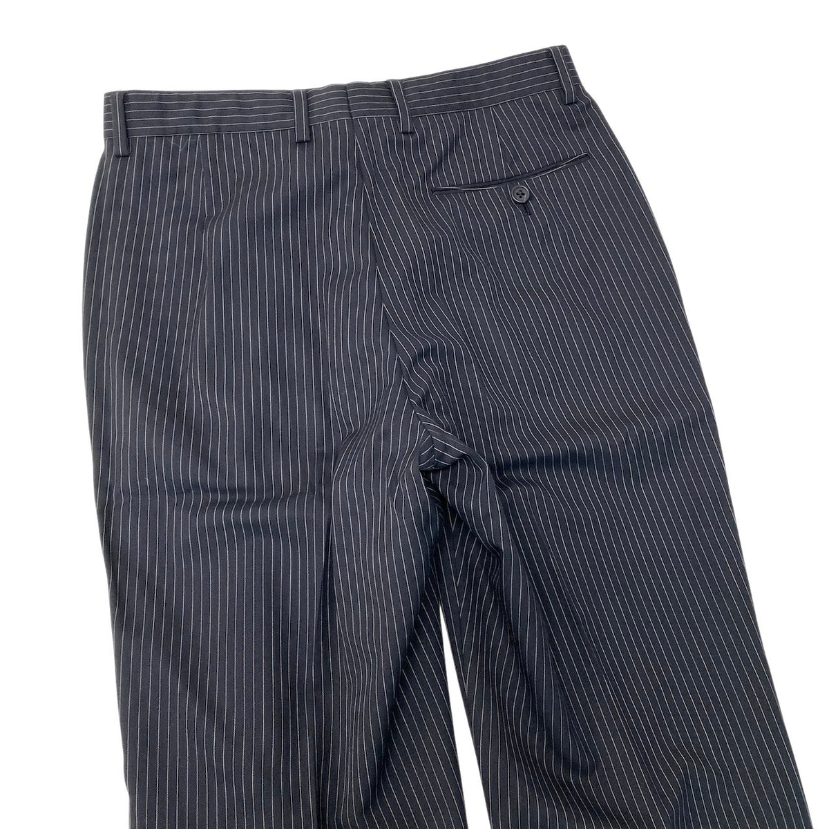48j16 Paul Smith LONDON ポールスミス セットアップ シングルスーツ ストライプ サイズM ネイビー メンズ 紳士服u02t