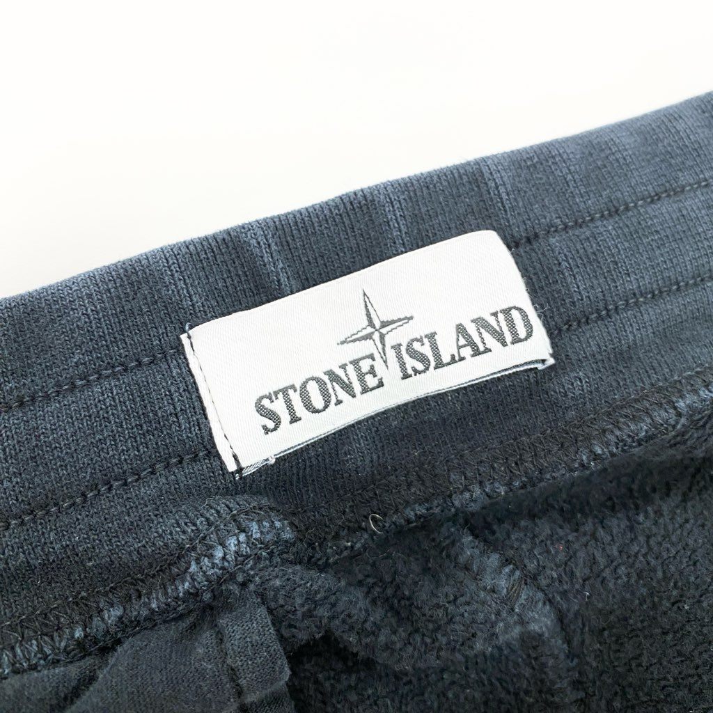 22l28 STONE ISLAND ストーンアイランド ロゴパッチスウェットコットンパンツ カーゴスウェットパンツ ボトム Mサイズ ダークグレー メンズo07t
