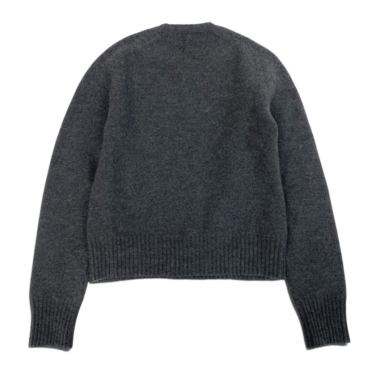 Ei3 JIL SANDER ジルサンダー 2024AW ウールニット セーター サイズ34 ダークグレー ウール100％ レディースk02i