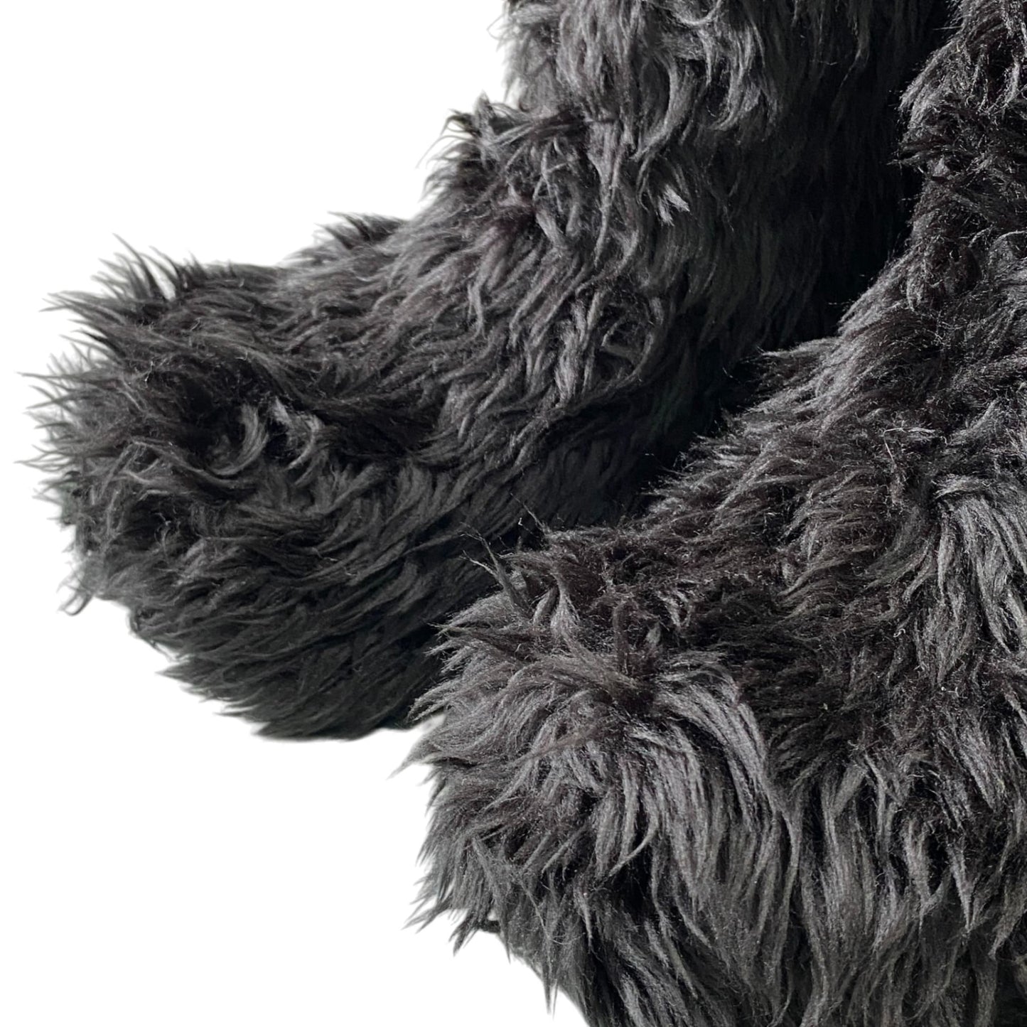 1L11 BALENCIAGA バレンシアガ 2025SS ファーブーツ サイズ36 ブラック フェイクファー レディース シューズ 靴k02i