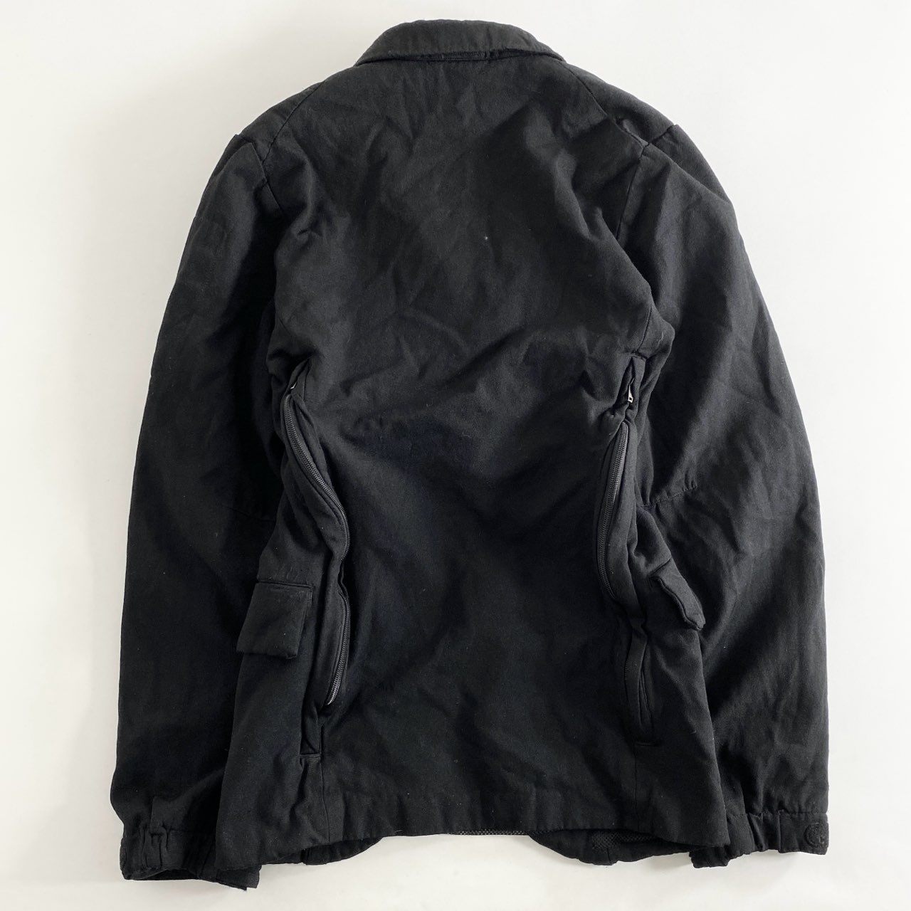 67i5 COMME des GARCONS HOMME PLUS コムデギャルソンオムプリュス AD2005 裏地メッシュ テーラードジャケット ブレザー 日本製 縮絨 PP-J021 S ブラック