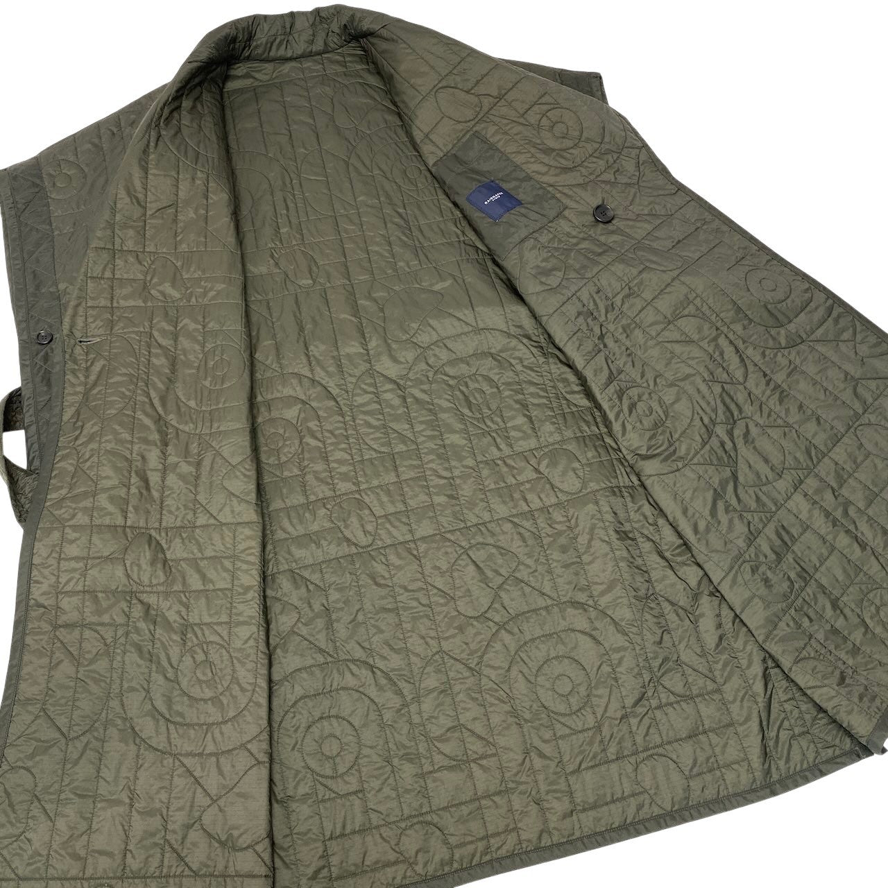 72g4 RAINMAKER レインメーカー 23AW ZEN GARDEN QUILTED PONCHO 中綿 ポンチョ アウター RM232-024 FREE カーキ メンズ 紳士服u02t