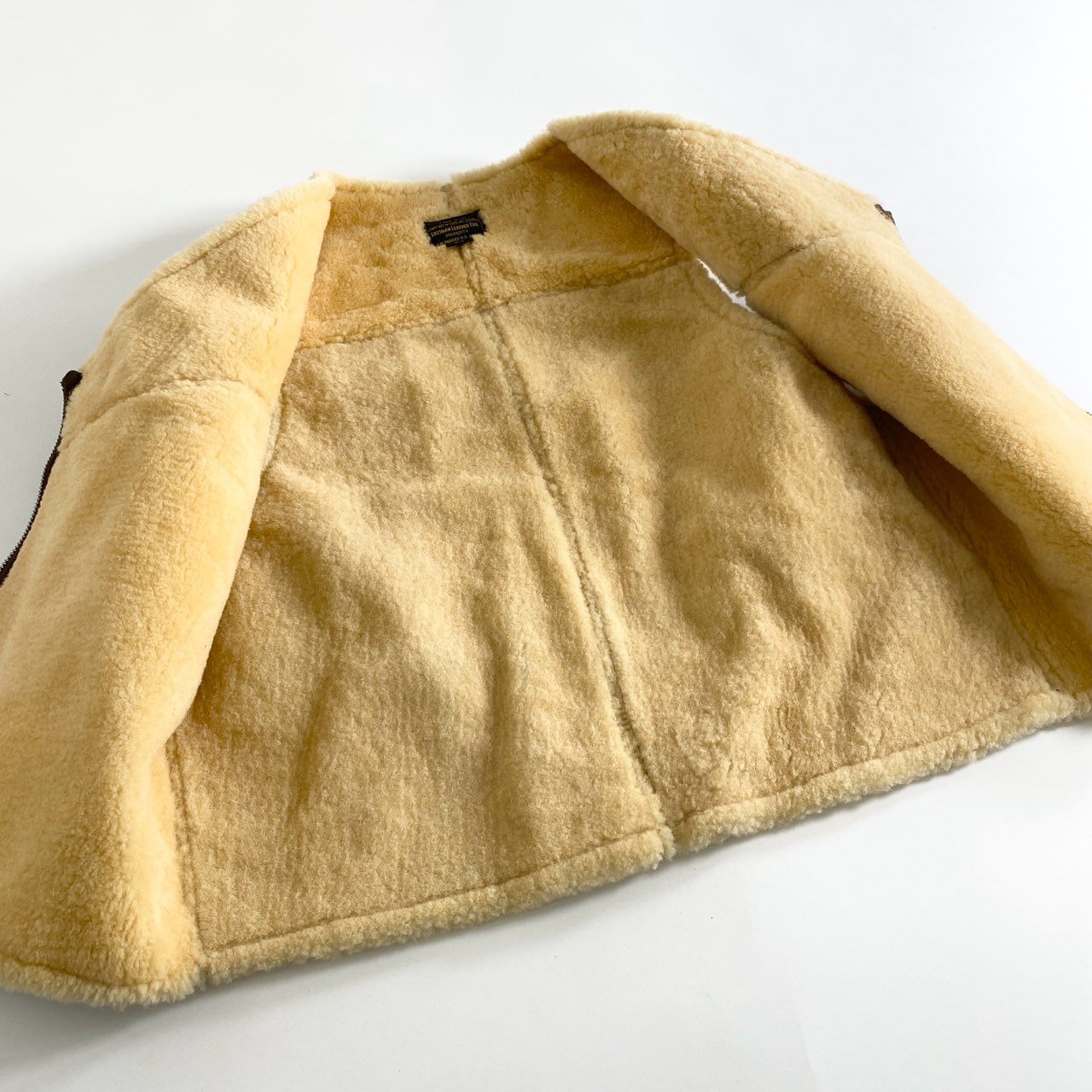 17b12 EASTMAN LEATHER CLOTHING イーストマンレザー US ARMY AIR FORCES C-3 ムートンベスト フライトジャケット 38 メンズ