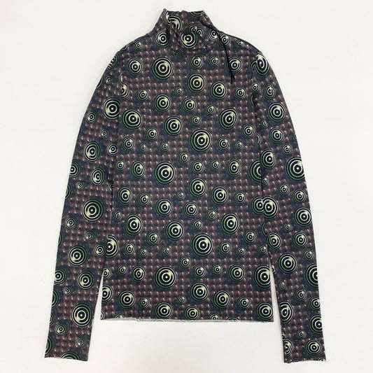 48h13《希少》　Jean Paul GALTIER HOMME ジャンポールゴルチエ 1996年 サークルプリント サイケデリック Tシャツ カットソー トップス サイズ48 マルチカラー 96FW アーカイブu02t