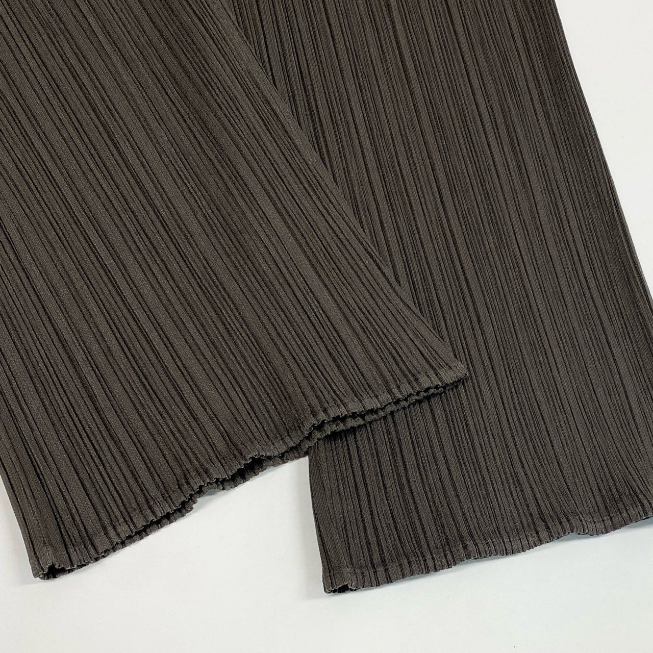 Ac2 PLEATS PLEASE プリーツプリーズ プリーツパンツ スラックス サイズ2 カーキグリーン レディース パンツ ボトムk02i