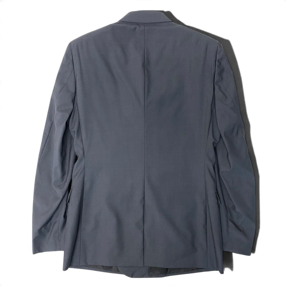 48j16【極美品】 DIOR ディオール テーラードジャケット シングル 1B サイズ46 ダークグレー ウール シルク メンズ 紳士服u02t