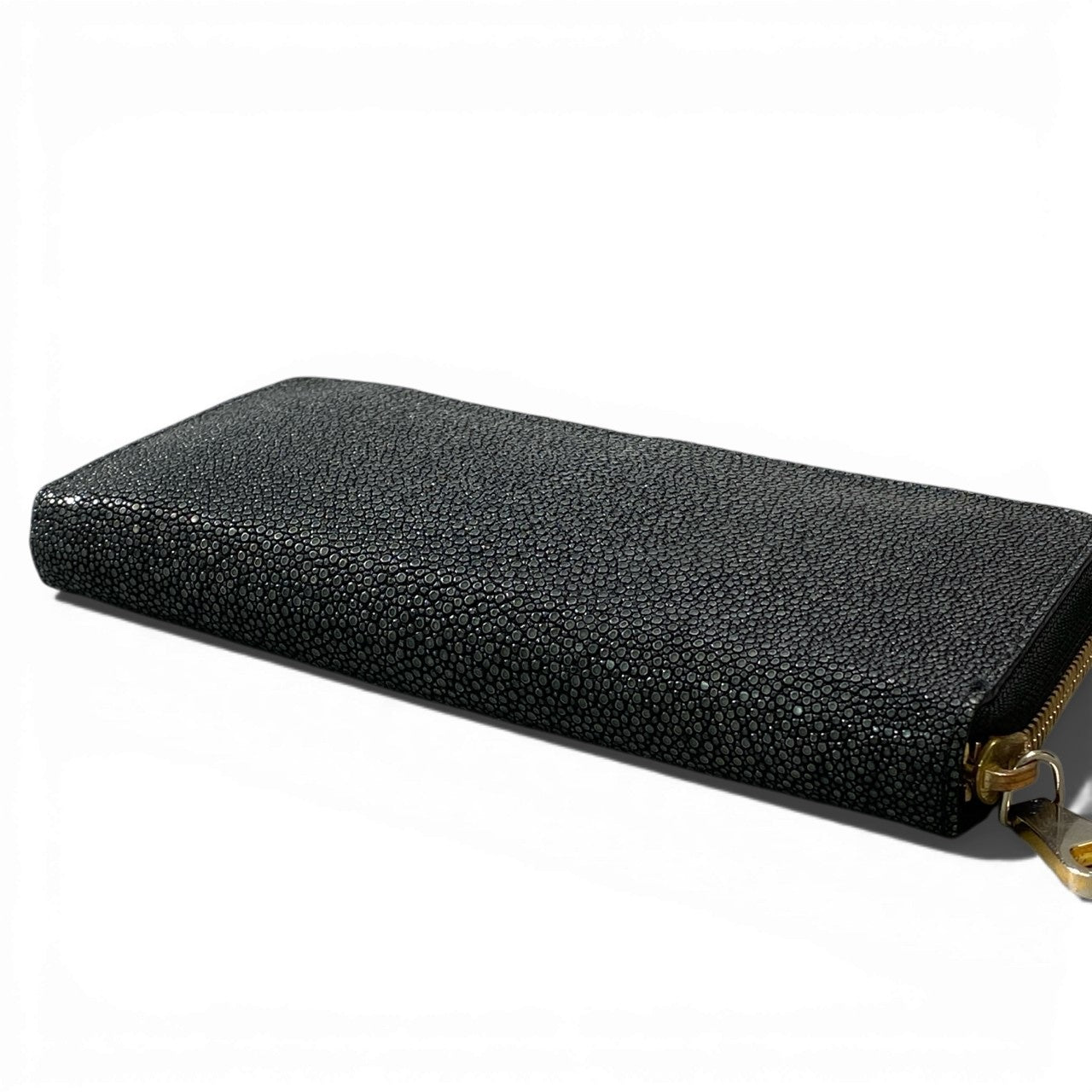 a5 CIMABUE チマブエ ガルーシャ スティングレイ ラウンド 長財布 ブラック グレー エイ革 スターマーク 海の宝石 ウォレットt18r