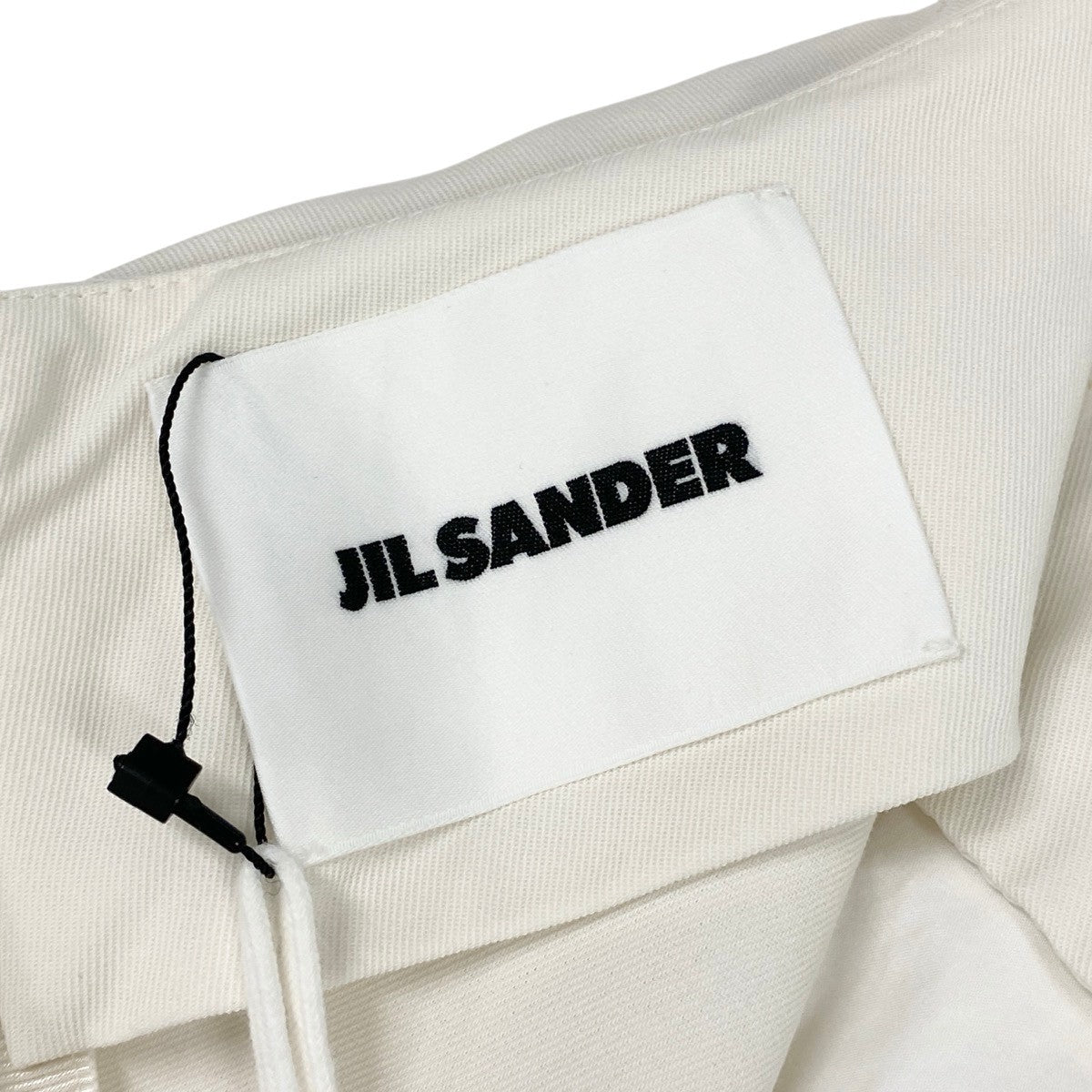 Ee28 JIL SANDER ジルサンダー 22ss フレア ロングスカート JSPU350506 サイズ32 ホワイト コットン100％ レディース 女性服u02t