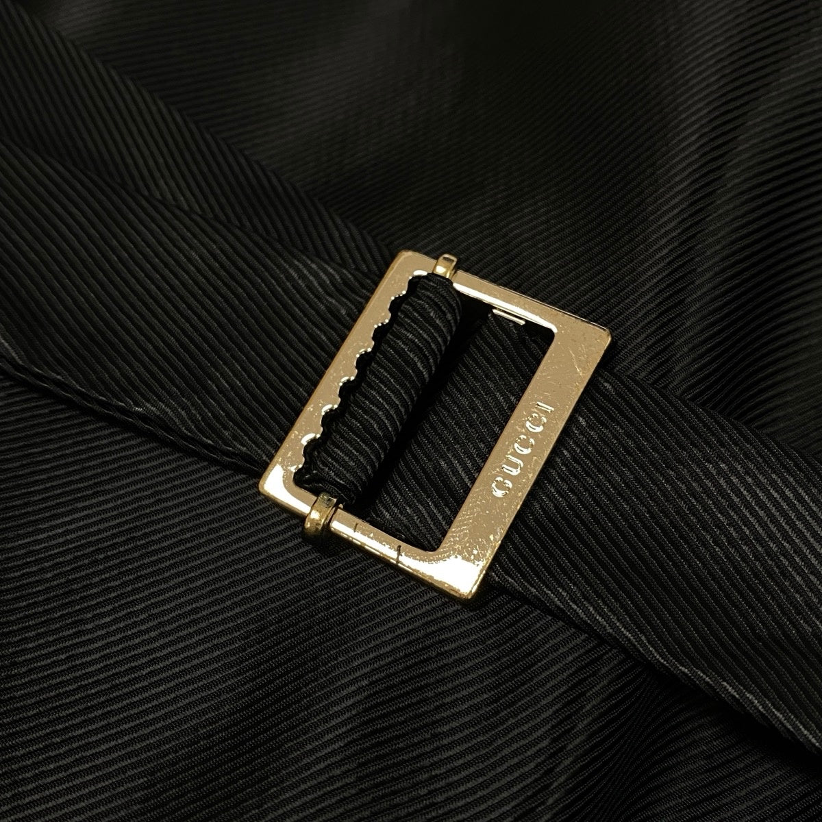 i19 E GUCCI グッチ ホースビット テーラードジャケット ブレザー イタリア製 大きいサイズ 44 ブラック ウール レディースo07t