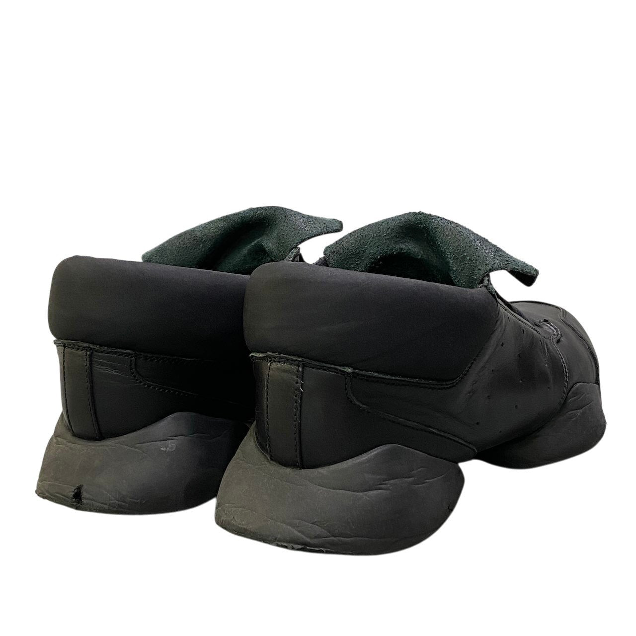 2e16 adidas × Rick Owens アディダス リックオーウエンス ランナー トリプルブラック スニーカー シューズ AQ2825 28サイズ ブラック レザー メンズ 男性用k02i