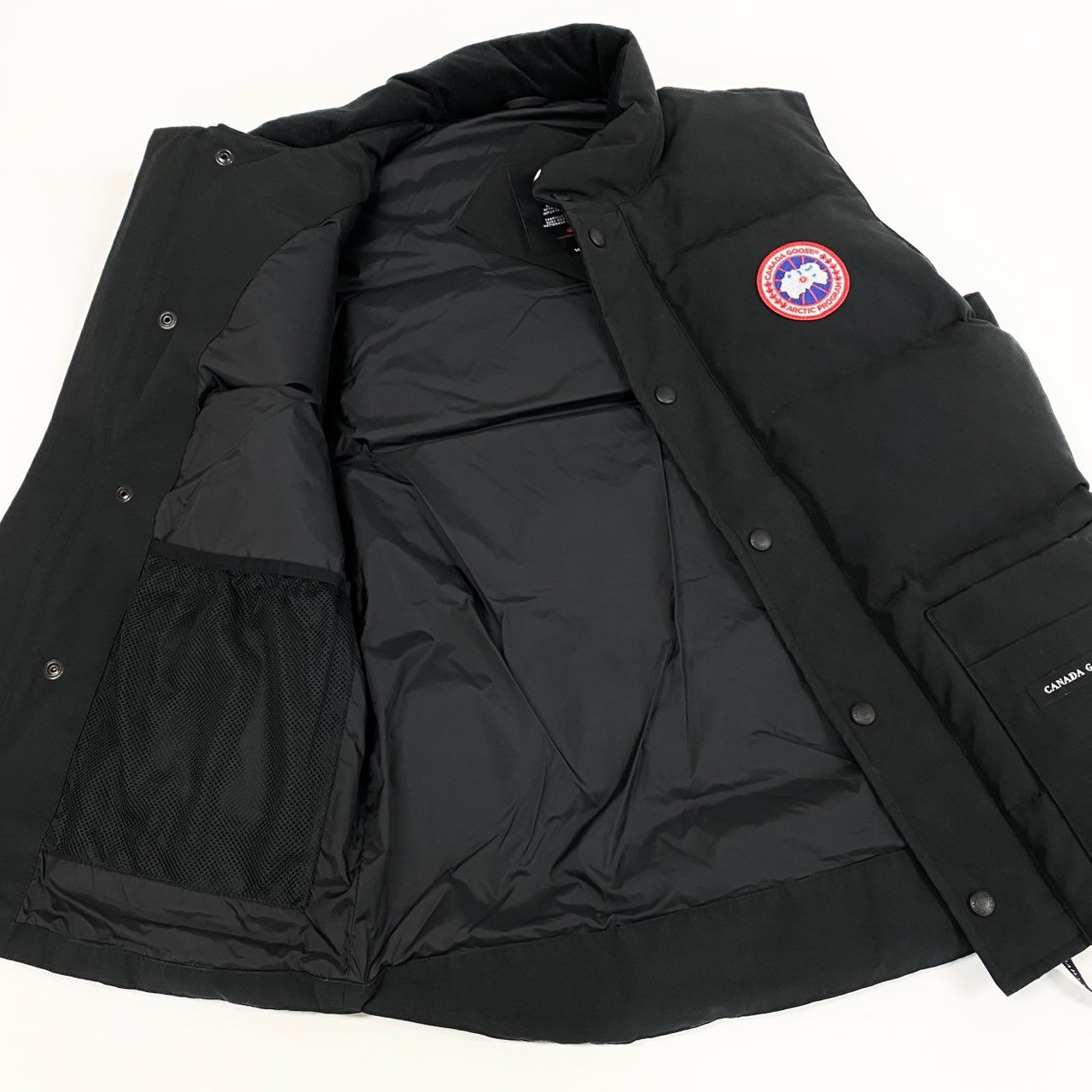 39L15 CANADA GOOSE カナダグース フリースタイル クルー ベスト ダウンベスト ダウンジャケット 4154M Sサイズ ブラック メンズo07t