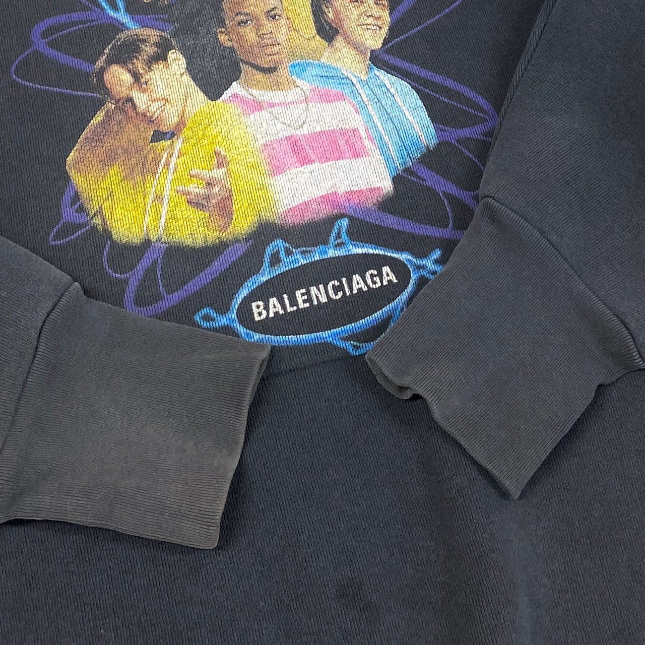 30a9 BALENCIAGA バレンシアガ SPEEEDHUNTERS スピードハンターズ オーバーサイズ パーカー フーディー 長袖 メンズ 紳士服 XS グレー系o07t