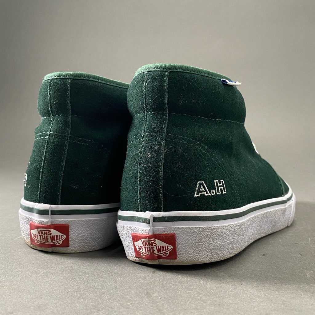 9f9 VANS ヴァンズ × A.H 長谷川昭雄 CHUKKA チャッカスニーカー V49CF AH 28cm グリーン シューズ 箱付き