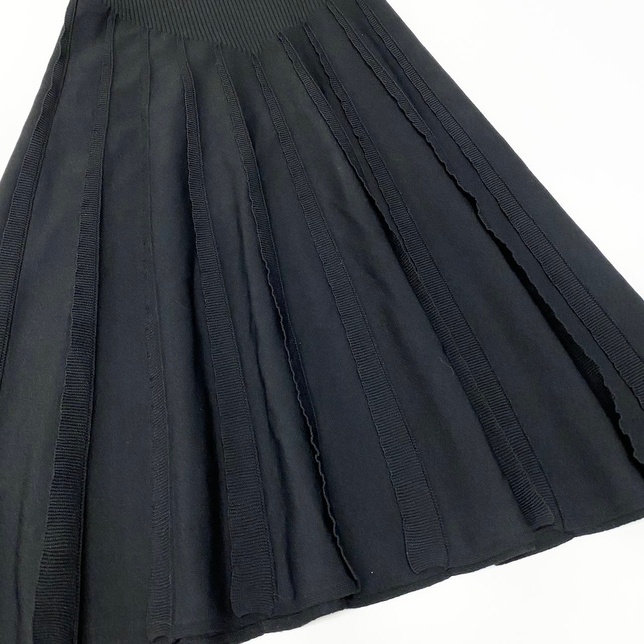 83c27 VALENTINO ヴァレンティノ ビジューリボンドレスワンピース ビーズ刺繍 ストレッチ 膝丈 NB3KD0193FG Sサイズ ブラック レディース 女性用u02t