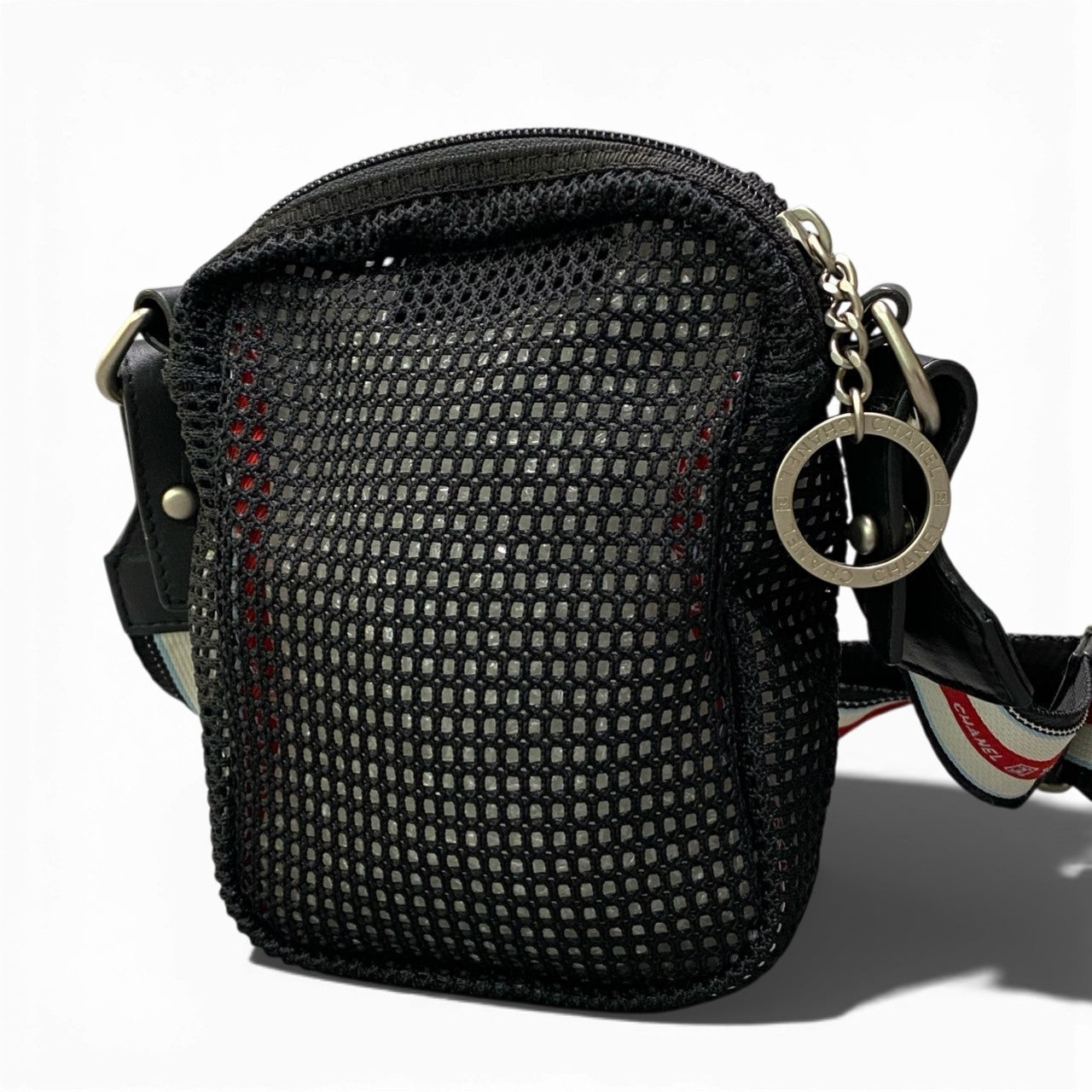 b20 CHANEL SPORT シャネル スポーツ 2007年 メッシュバッグ ショルダーバッグ ユニセックスk02i