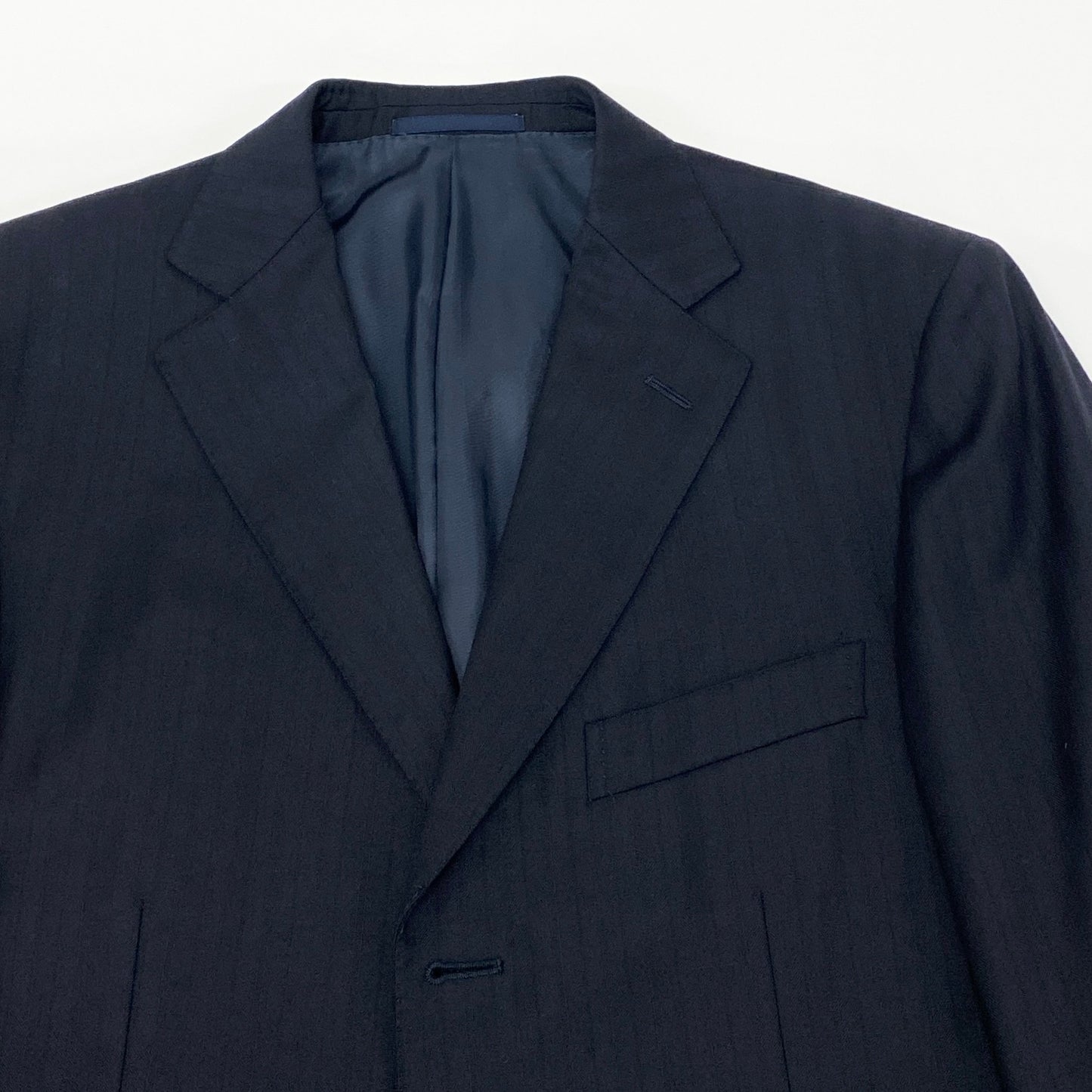 17k10 Ermenegildo Zegna エルメネジルドゼニア セットアップ スーツ ビジネス フォーマル   48Rサイズ ネイビー メンズu02t