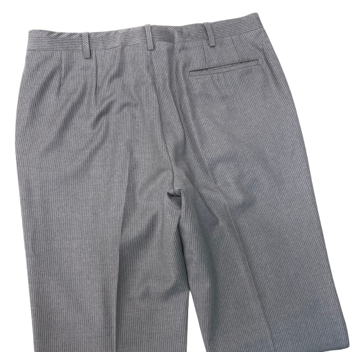 45j15 Paul Smith COLLECTION ポールスミスコレクション セットアップ シングルスーツ ストライプ柄 2B グレー ウール100％ メンズ 紳士服o07t