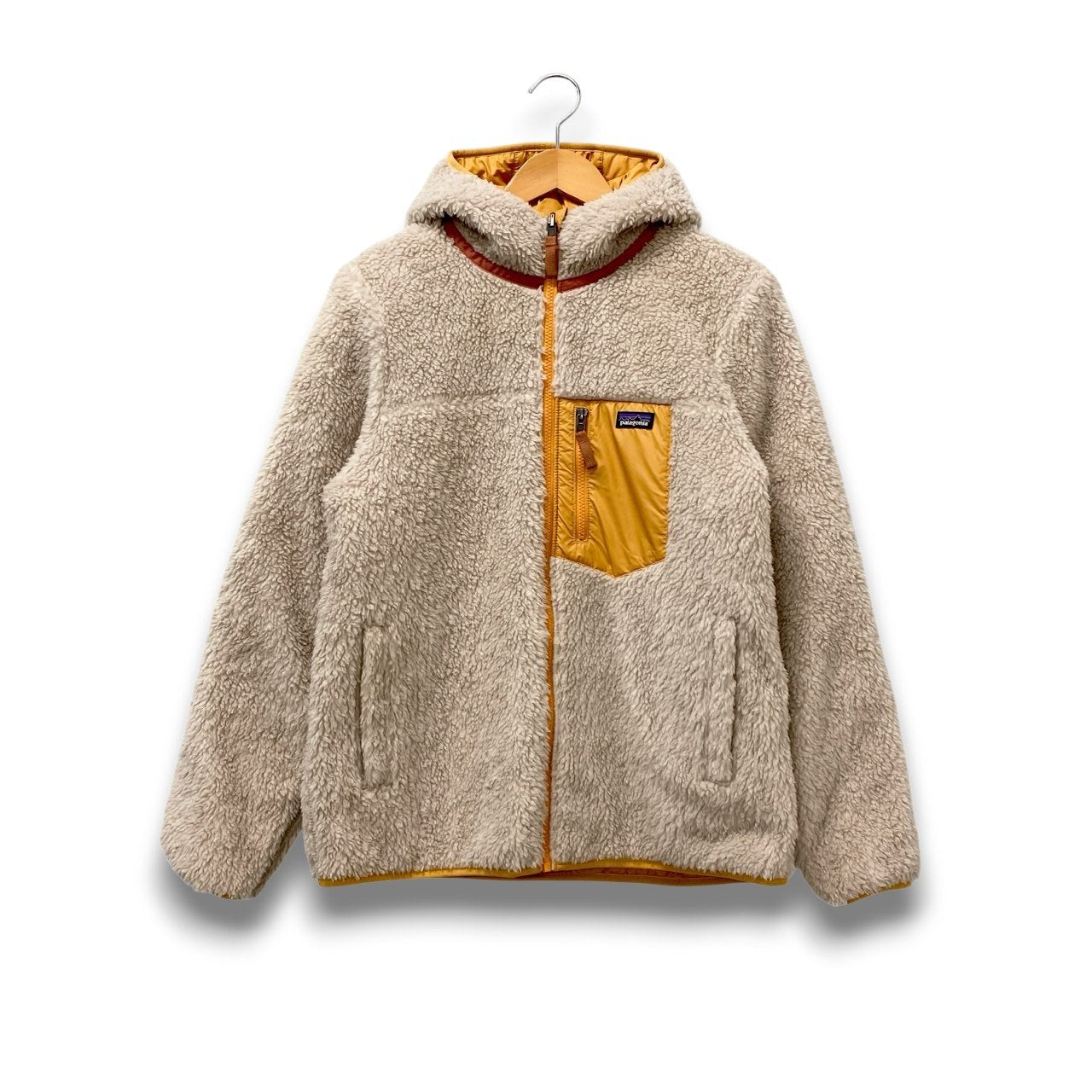 61c6 Patagonia パタゴニア Ks Rready FLEECE HOODIE JACKET リバーシブル フリースジャケット ボーイズXXL(16~18) レディースLL相当 レディース アウターk02i