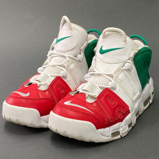 7l20 NIKE ナイキ AIR MORE UPTEMPO 96 ITALIAN FRAG モアテン スニーカー AV3811-600 27.5cm レッド ホワイト グリーン エアモアアップ テンポ イタリア シューズ