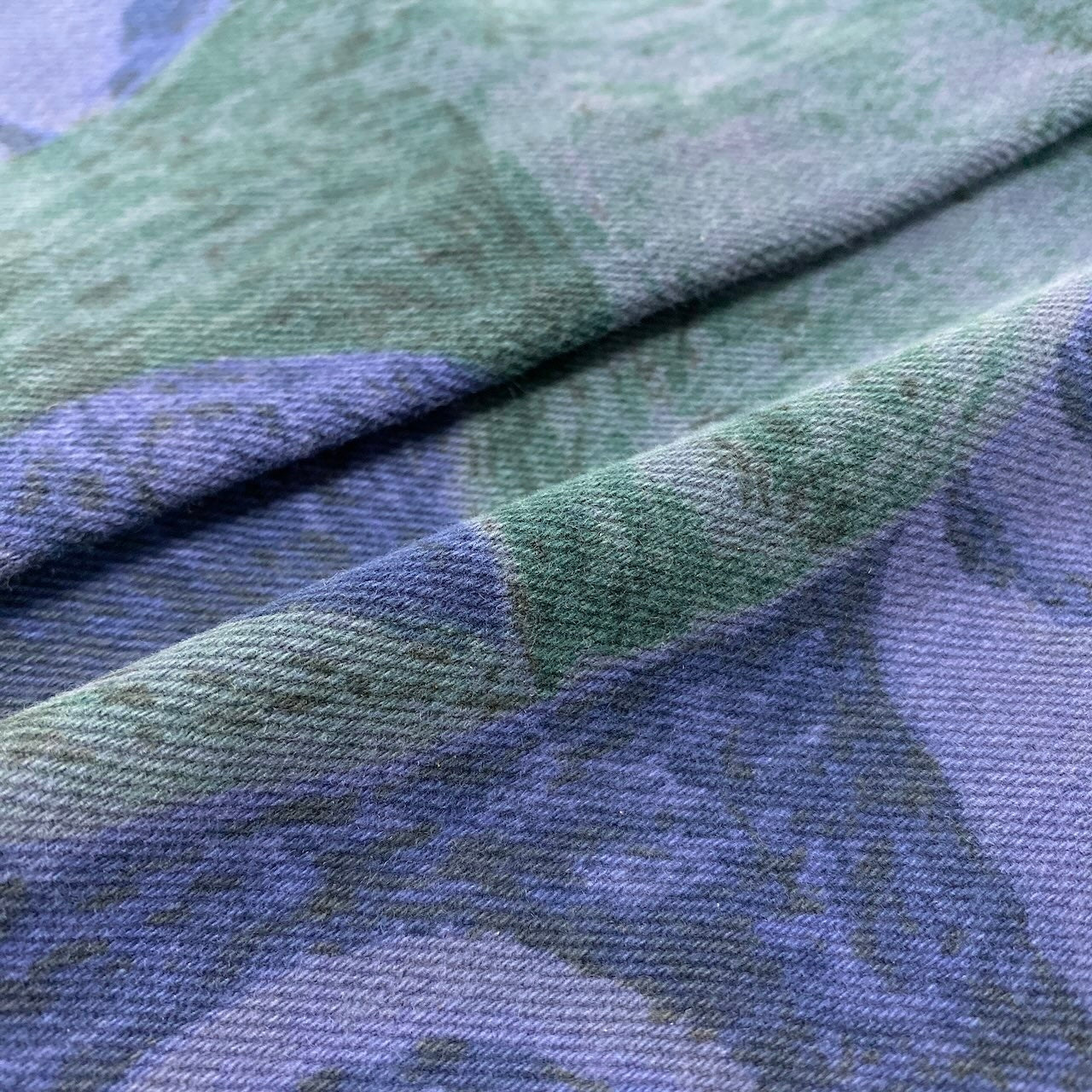 81c26 Valentino ヴァレンティノ Vintage フラワーデニム バギーパンツ サイズ29 パープル イタリア製 DENIM PANTS ジーンズ JEANSt18r