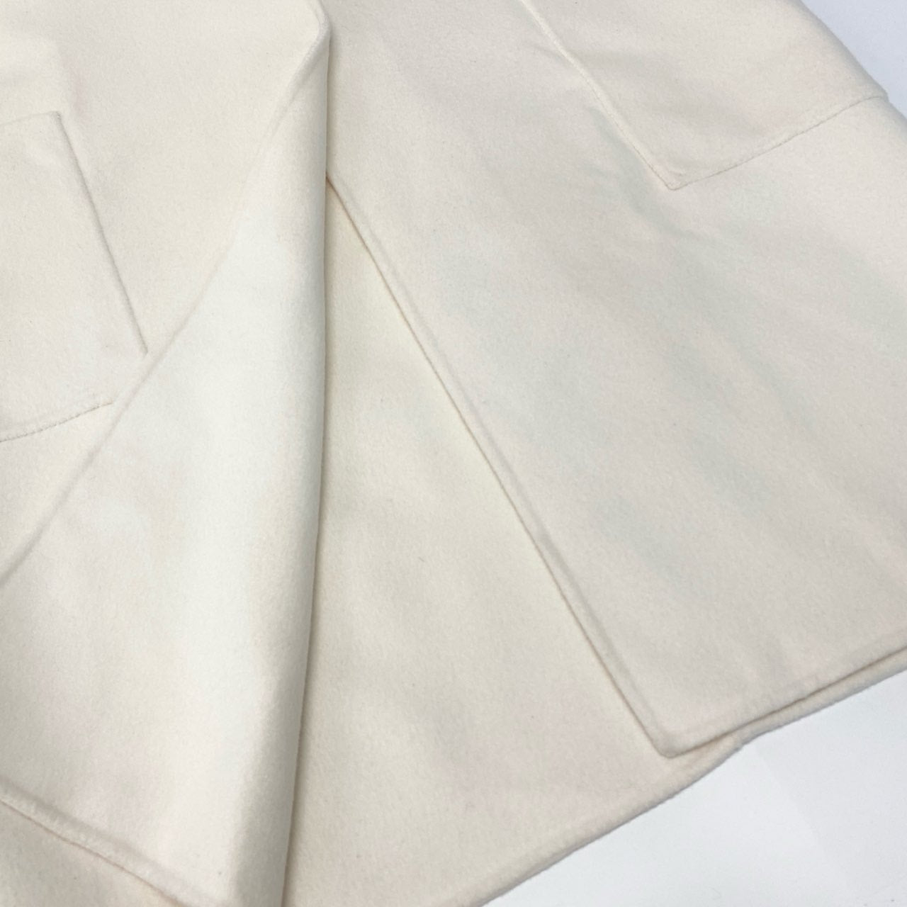 82a15 AVA ADORE アヴァ アドーア ロングジレ ウールコート フーディ フォックスファー レディース 女性用 free ホワイト ウール100％u02t