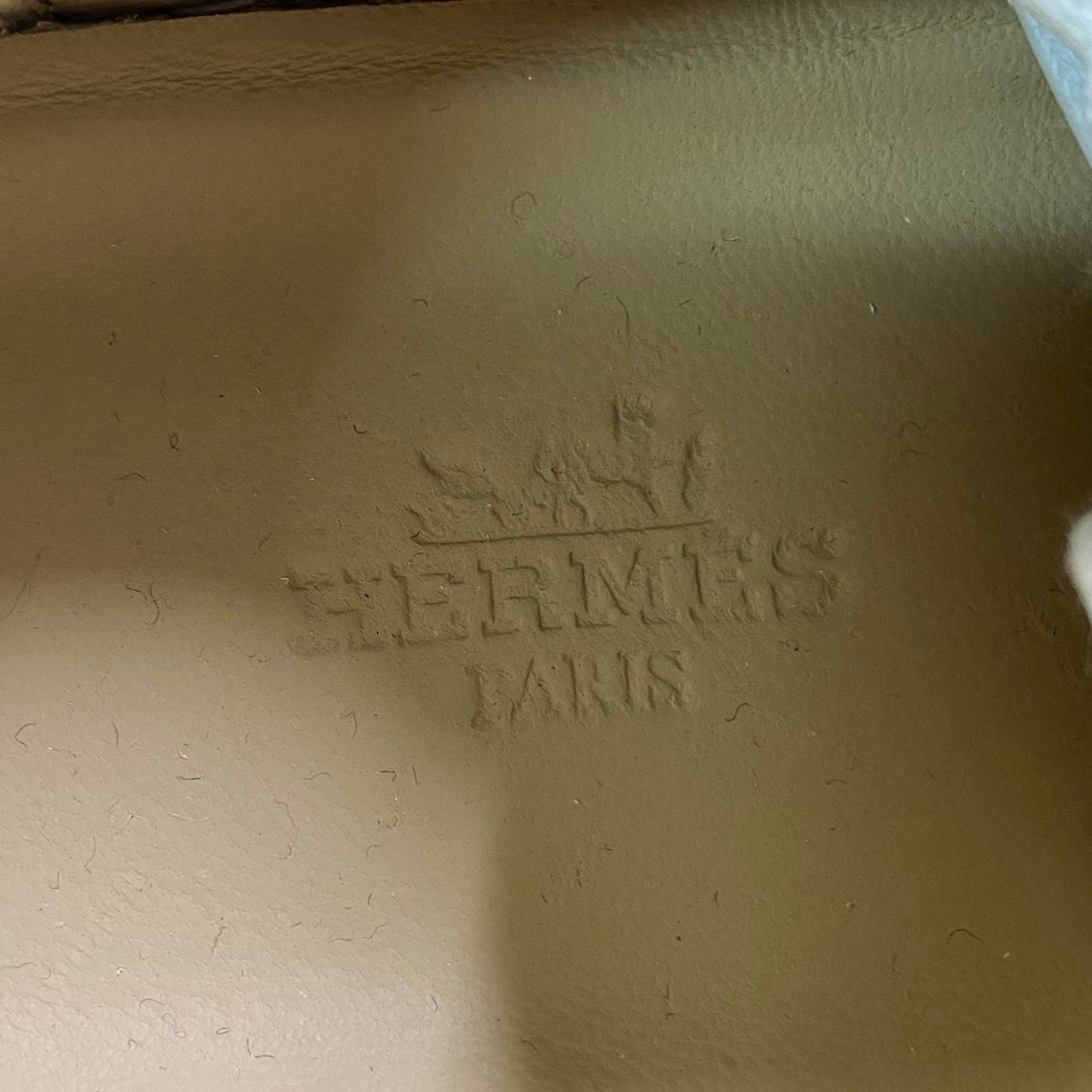 i1 Hermès エルメス 2023年 ケリー金具 デイ スニーカー サイズ37.5 ホワイト × ベージュ レディースk02i