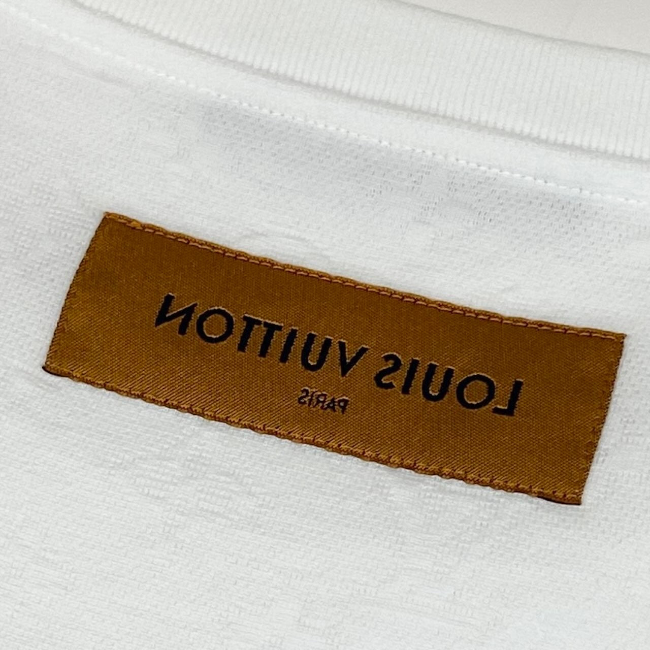 Me1 LOUIS VUITTON ルイヴィトン 21ss ビーズアニマルアンドモノグラム 半袖Tシャツ カットソー トップス RM211V DG1 HLY03W サイズXXL ホワイト コットン100％ メンズ 紳士服k02i