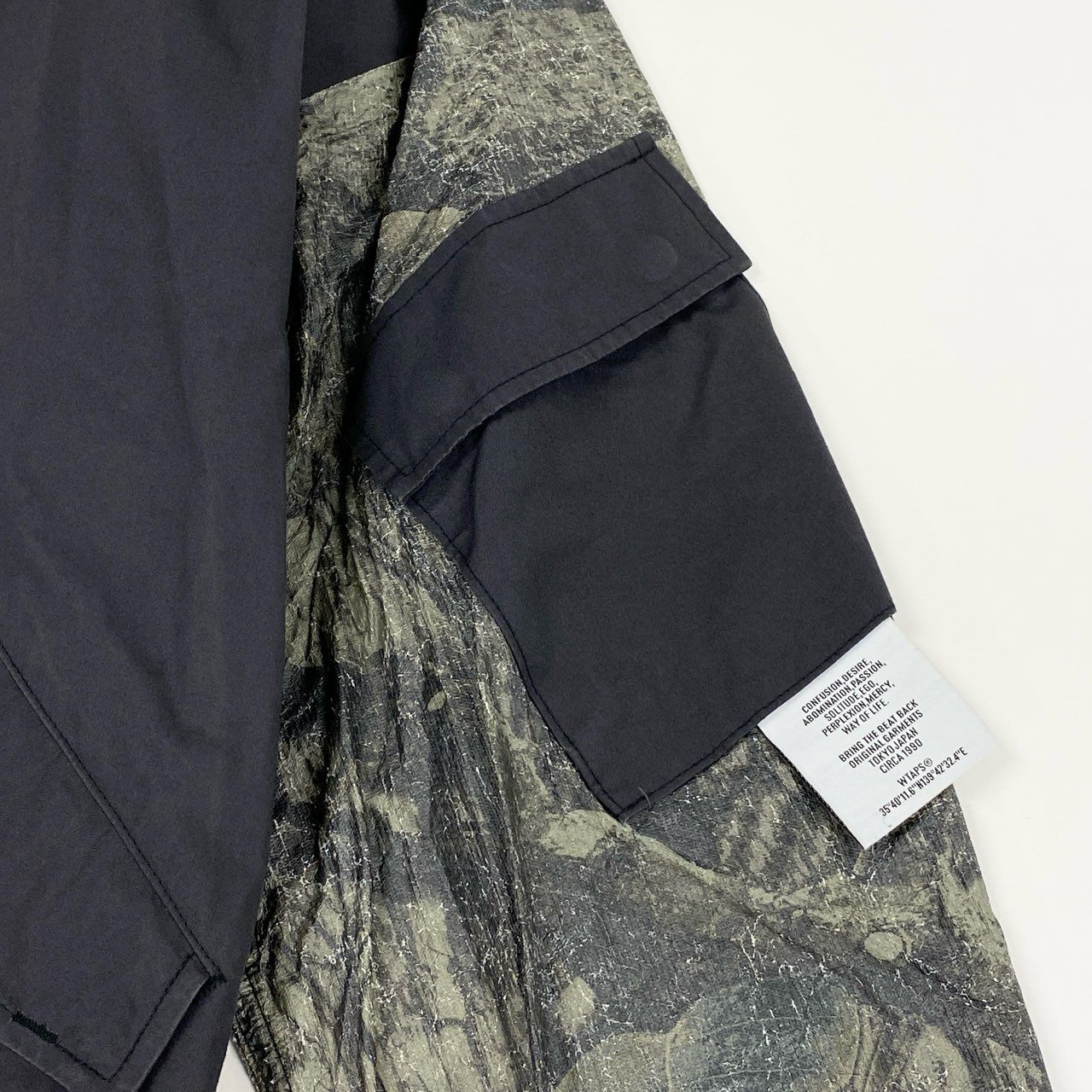 49L9 WTAPS ダブルタップス 20SS ミリタリージャケット コート フィッシュテール 201WVDT-JKM01 01サイズ ダークグレー系 メンズo07t