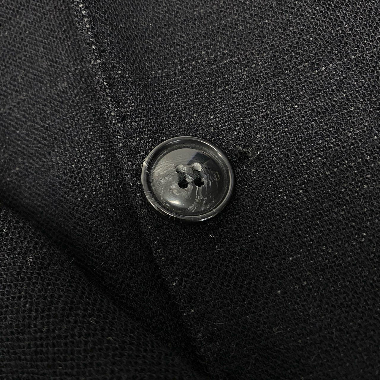11b6【美品】GIORGIO ARMANI ジョルジオアルマーニ ダブルブレストテーラードジャケット ブレザー コットンウールジャケット 48サイズ ダークネイビー メンズ 男性用u02t
