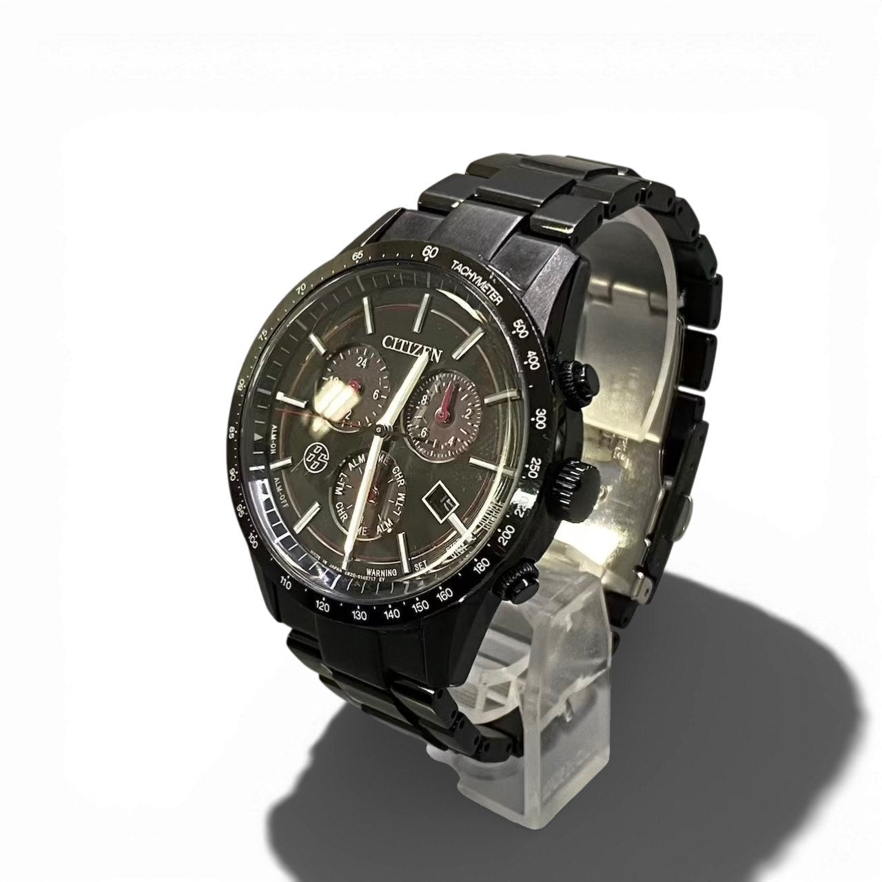 c23 CITIZEN ×TOYOTA 86 シチズン トヨタ ハチロク コラボ ブラック ステンレス 腕時計 メンズ BL5495-64Ek02i
