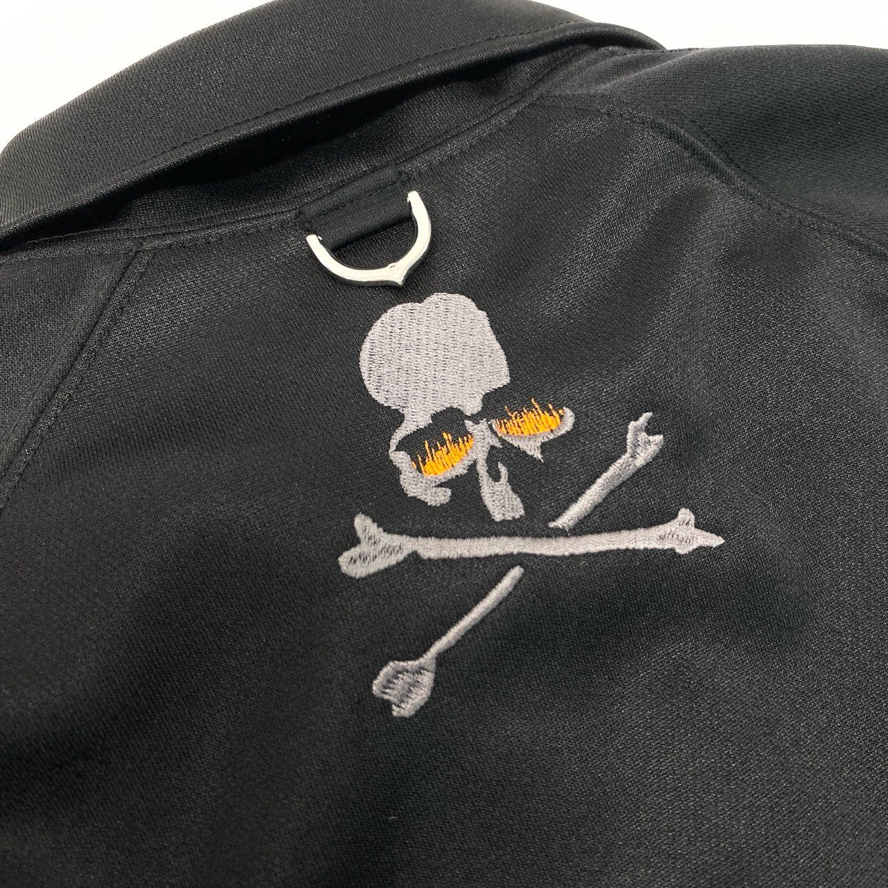 66k11 【極美品】Subculture MASTERMIND サブカルチャー マスターマインド TRACK JACKET トラックジャケット サイズ2 ブラック メンズ ジャージk02i