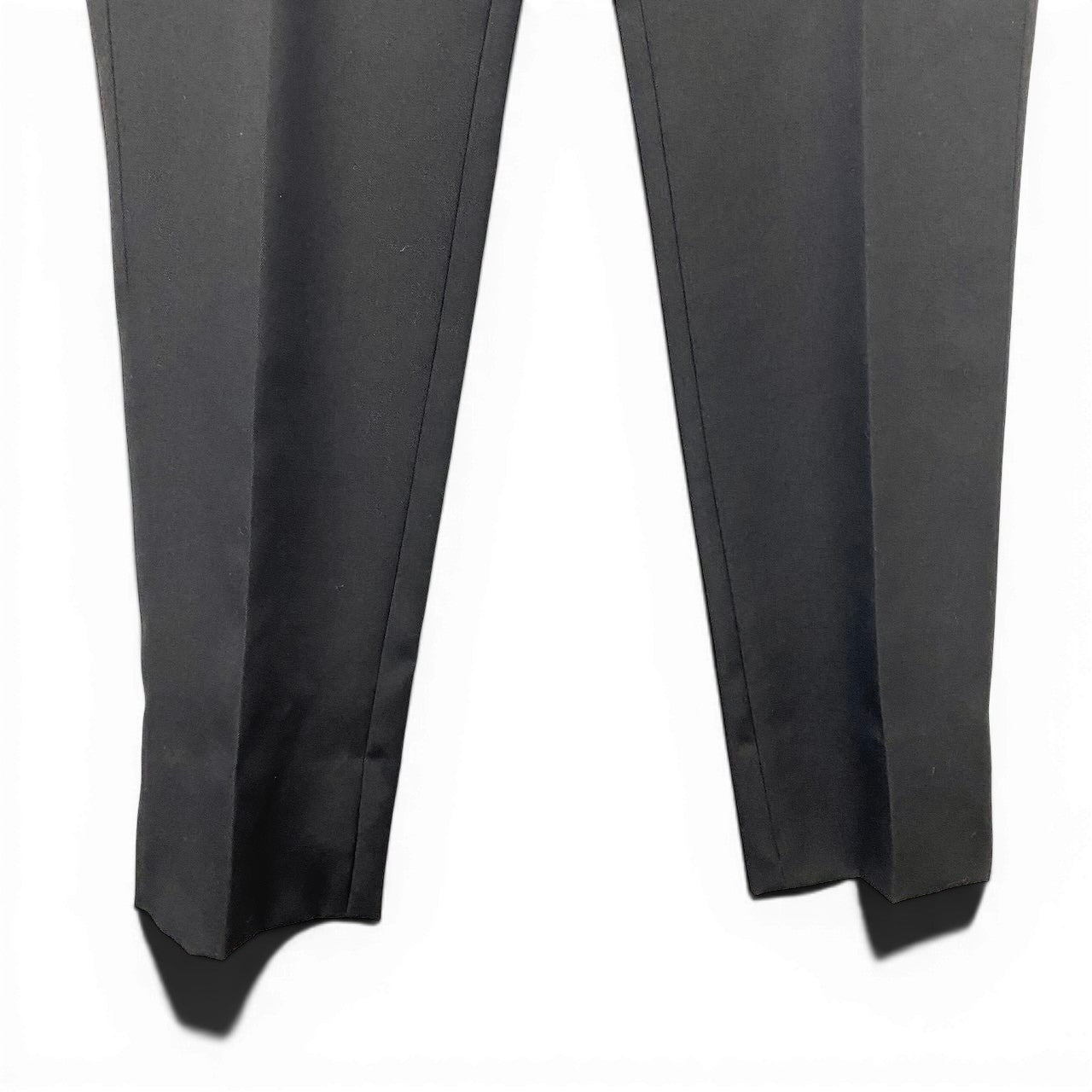 6g18 YUKI HASHIMOTO ユキハシモト 21ss SLIM TROUSERS  スラックスパンツ テーパードパンツ 211-01-0206 サイズ44 ブラック メンズu02t
