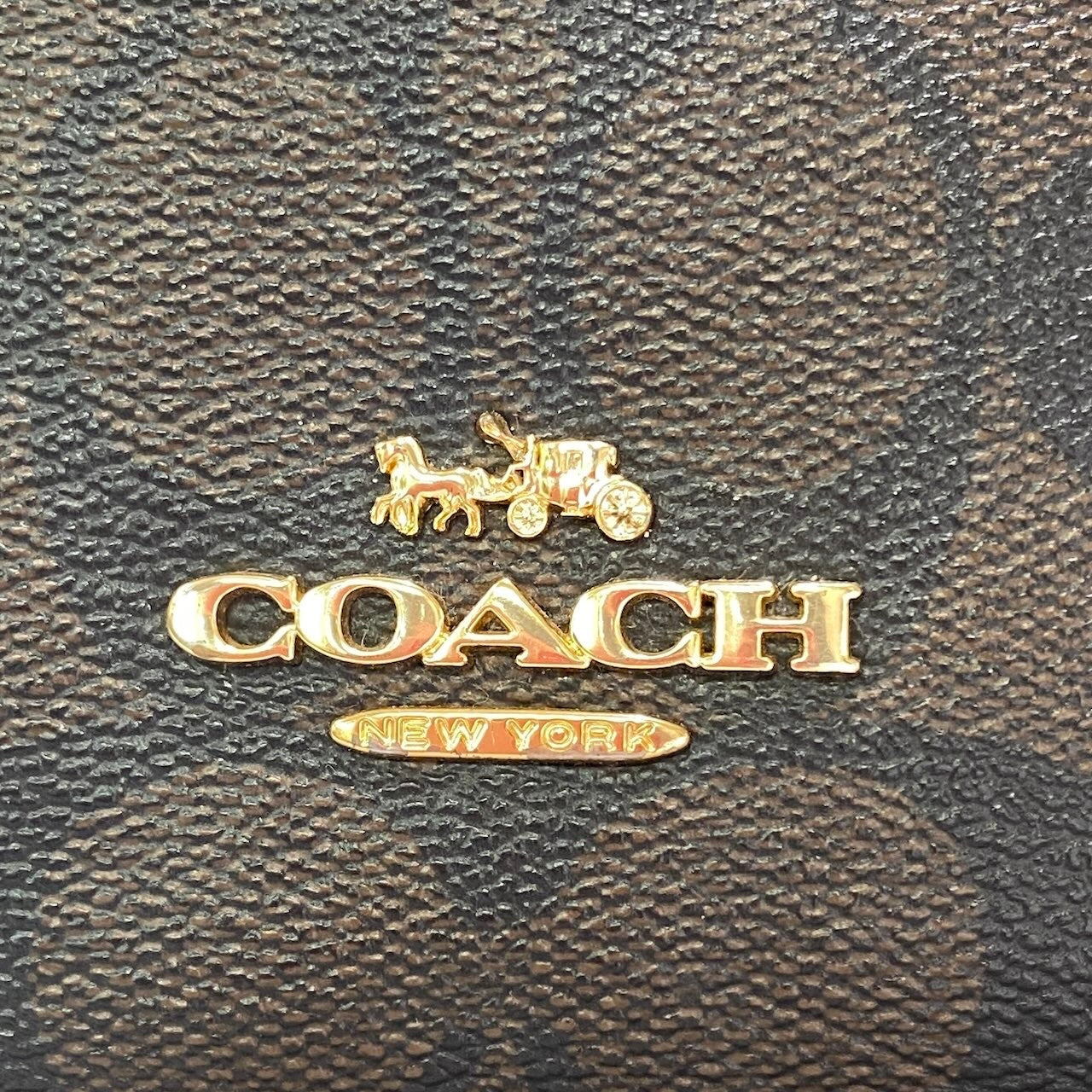 g9 COACH コーチ ケイティ シグネチャー ハンドバッグ Katy Signature Handbag 2558 ブラウン カバン 鞄t18r