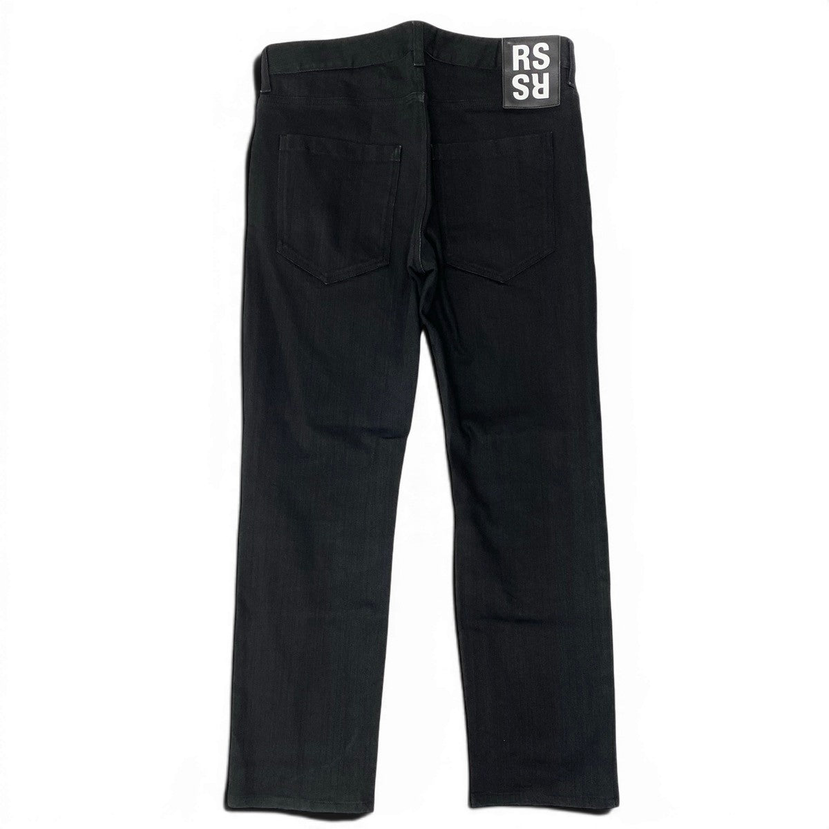 83e13 RAF SIMONS ラフシモンズ クリスチーネ・F ストレートパンツ コットンパンツ イタリア製 32サイズ ブラック メンズ 男性用k02i