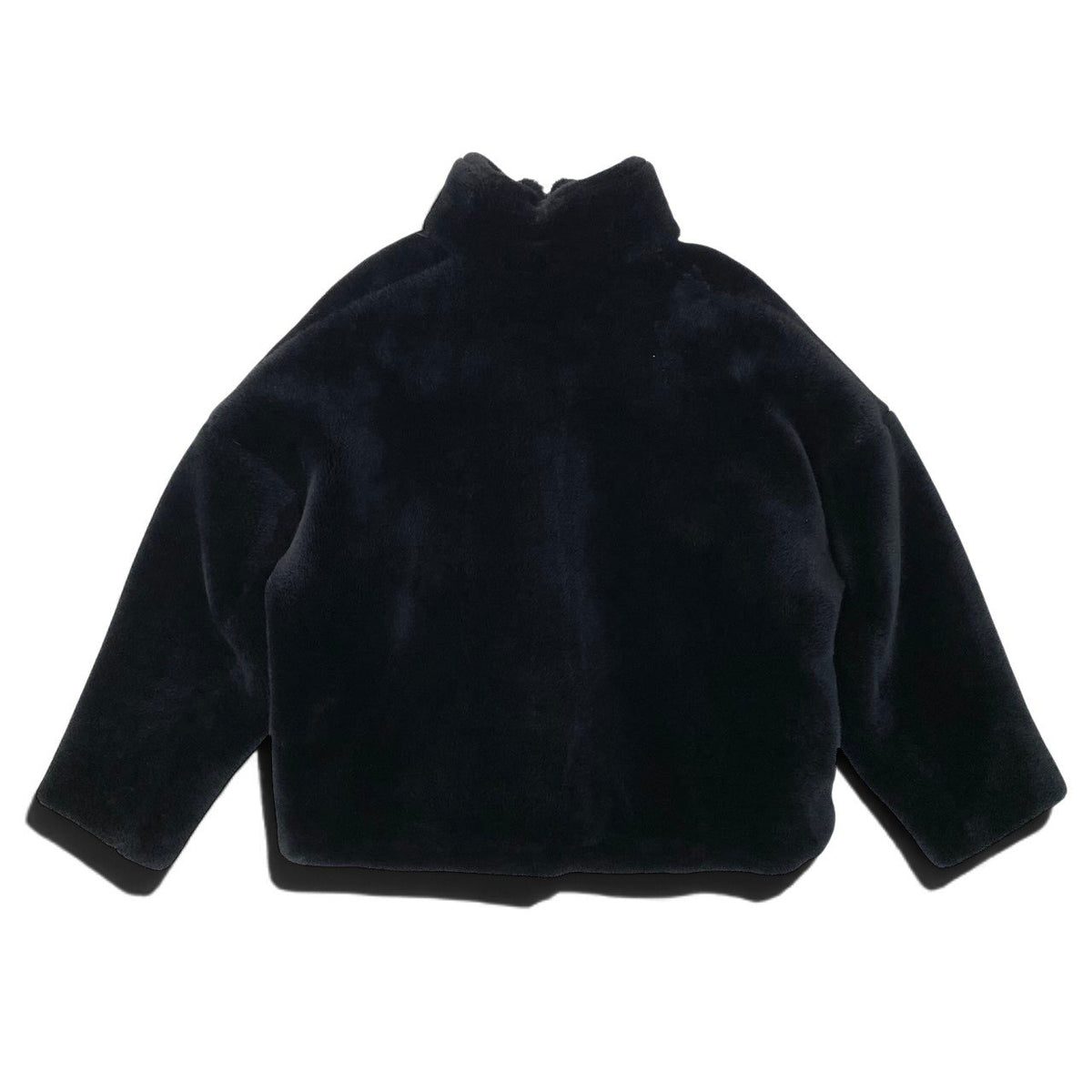 27j16 【美品】 sulvam サルバム 19aw ビッグファージャケット ファイクファーブルゾン SK-Y05-600 サイズS ブラック メンズu02t