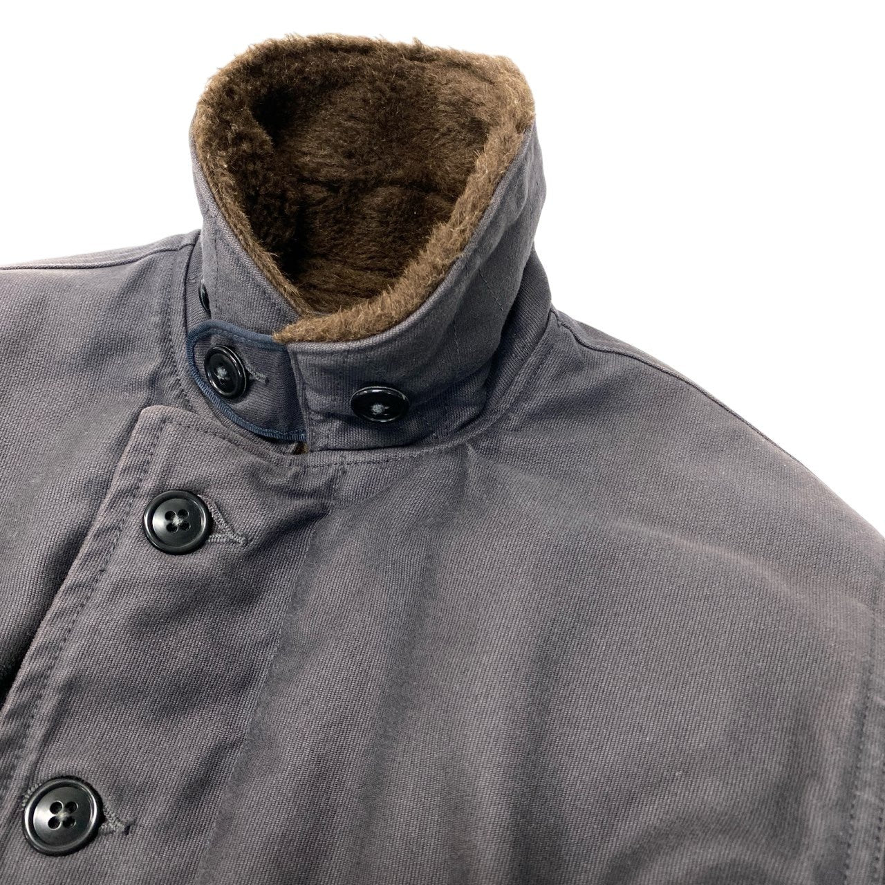 15c5 THE REAL McCOY'S 旧 ザ リアルマッコイズ N-1 デッキジャケット U.S.NAVY サイズ34 ネイビー系 メンズ アウター ミリタリージャケットk02i